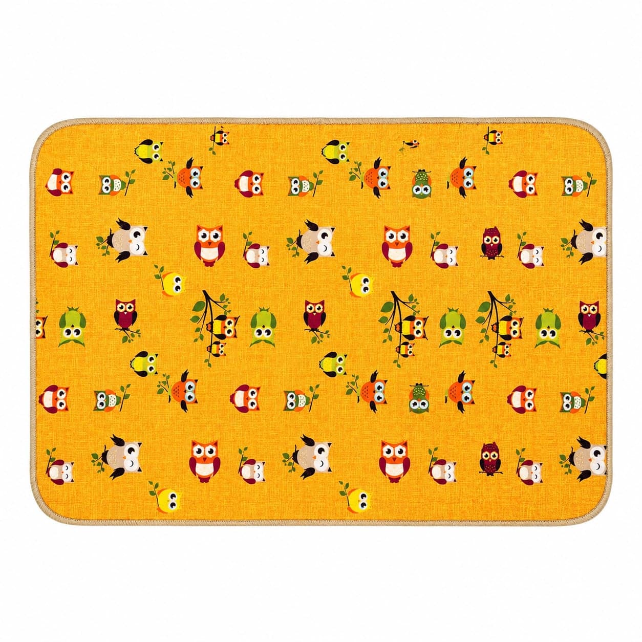 Tappeto passatoia Bordato 4 lati in stoffa decorata resistente e fondo in PVC antiscivolo varie misure Made in Italy - 9