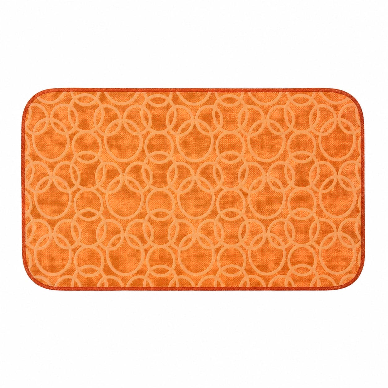Tappeto passatoia Bordato 4 lati in stoffa decorata resistente e fondo in PVC antiscivolo varie misure Made in Italy - 10