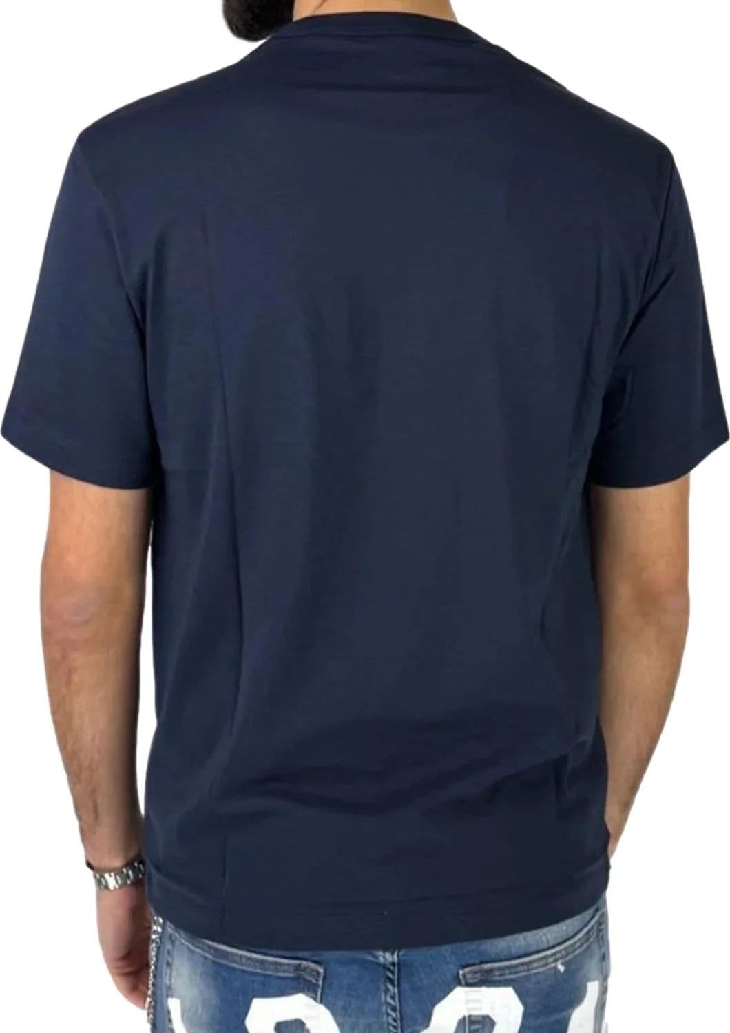 Blauer T-shirt uomo 26SBLUH02302 mod. Eutaw Blu - 2