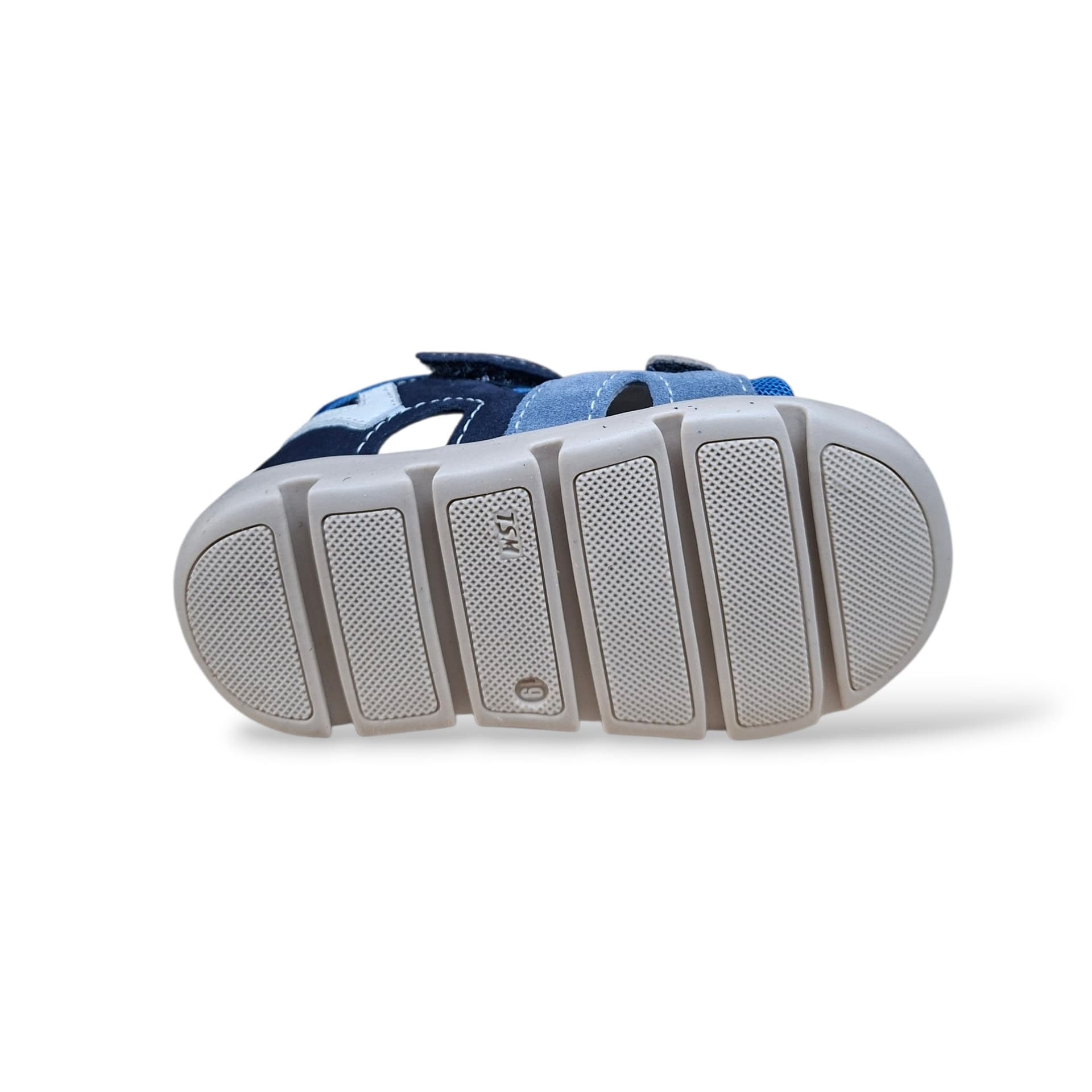 Sandali Tallonati Primi Passi Balocchi Bart 163171 Blue-Azzurro – Pelle Velcro Bambini - 5