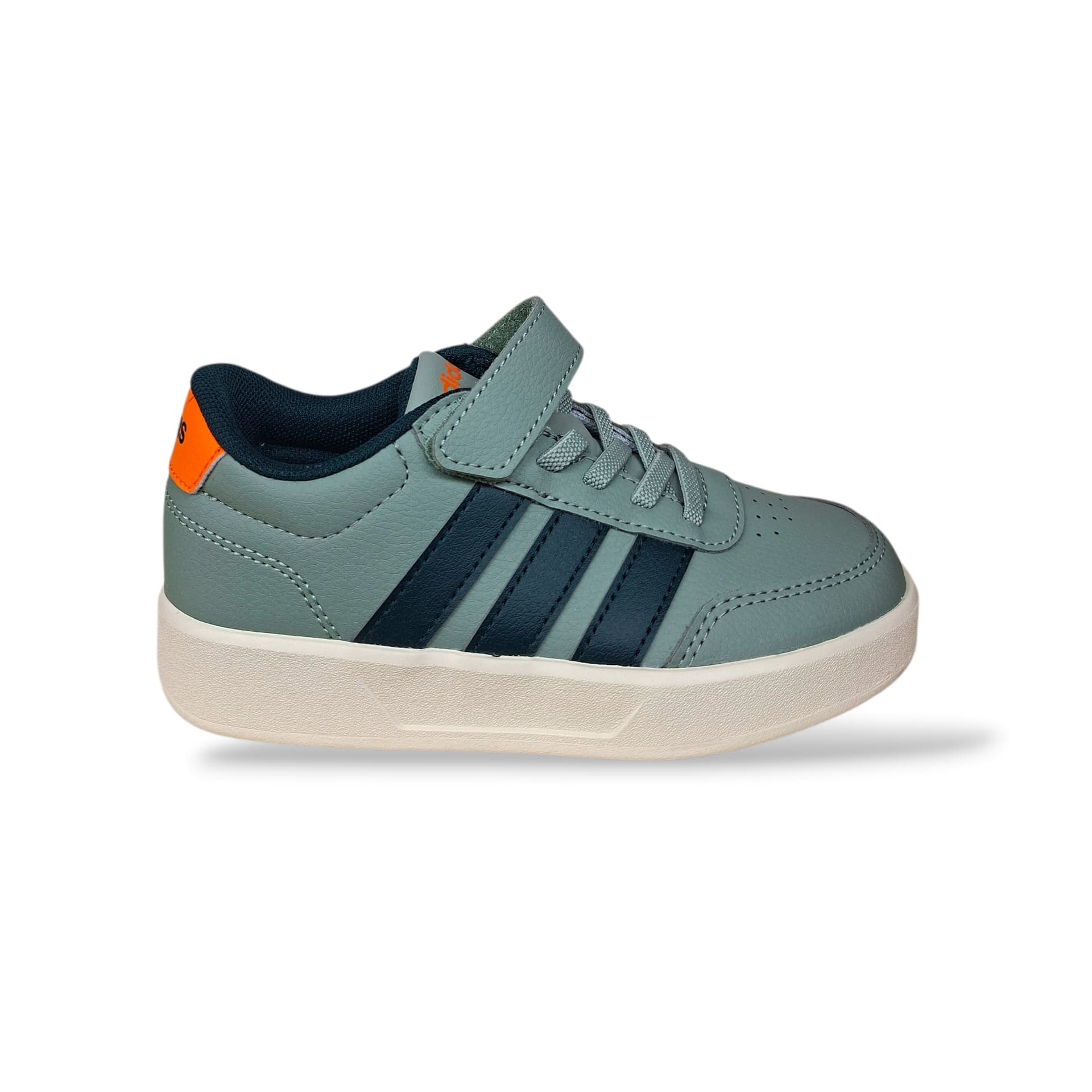 Sneakers Bambino Adidas Breaknet 3.0 KI8682 Verdone Arancione | Velcro e Laccio Elastico - 6