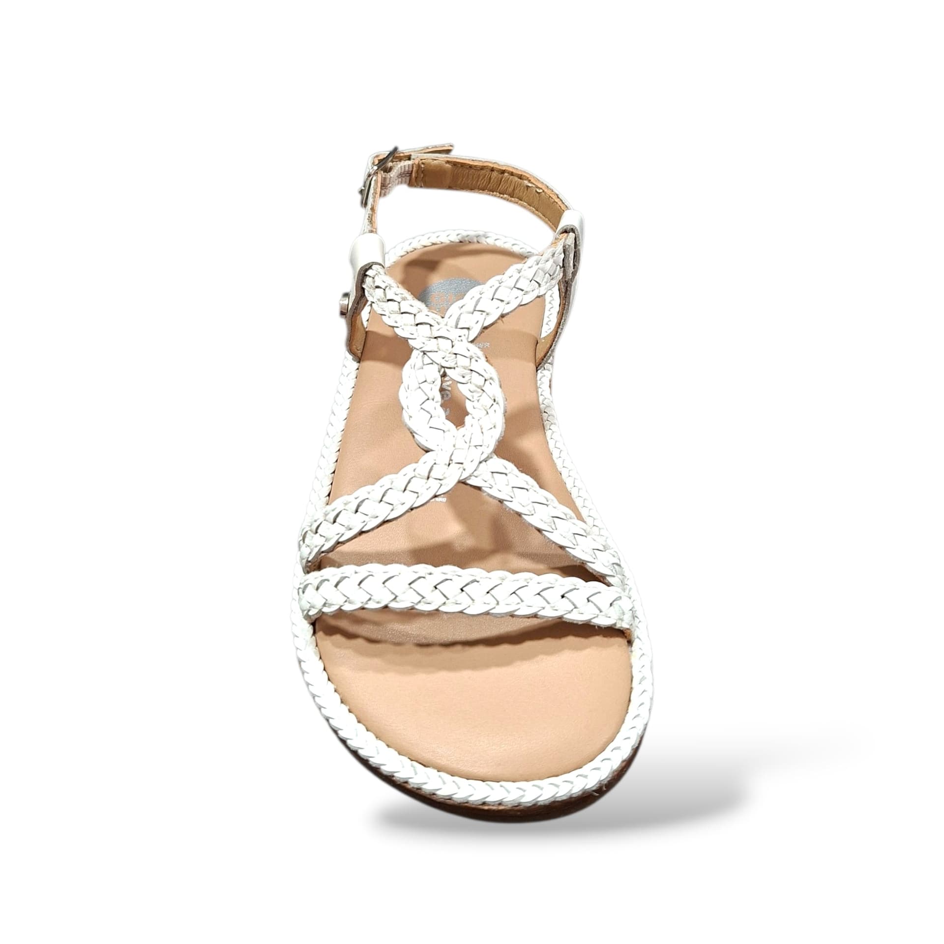 Sandali Bambina GIOSEPPO VIROQUA 75335 – Pelle Bianca | Chiusura a Fibia per un Comfort Elegante e Duraturo - 4