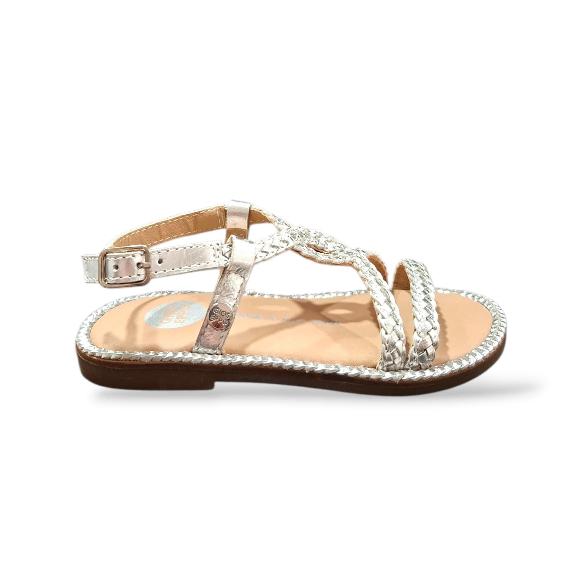 Sandali Bambina GIOSEPPO VIROQUA 75335 – Argento Pelle | Chiusura a Fibia per un Comfort Elegante e Duraturo - 6