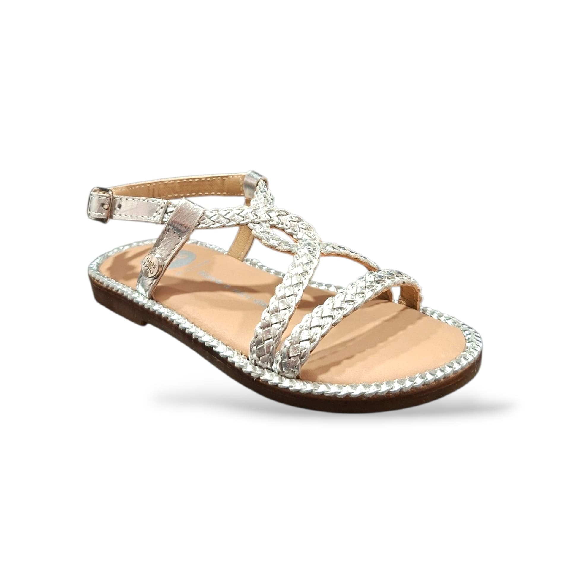 Sandali Bambina GIOSEPPO VIROQUA 75335 – Argento Pelle | Chiusura a Fibia per un Comfort Elegante e Duraturo - 2