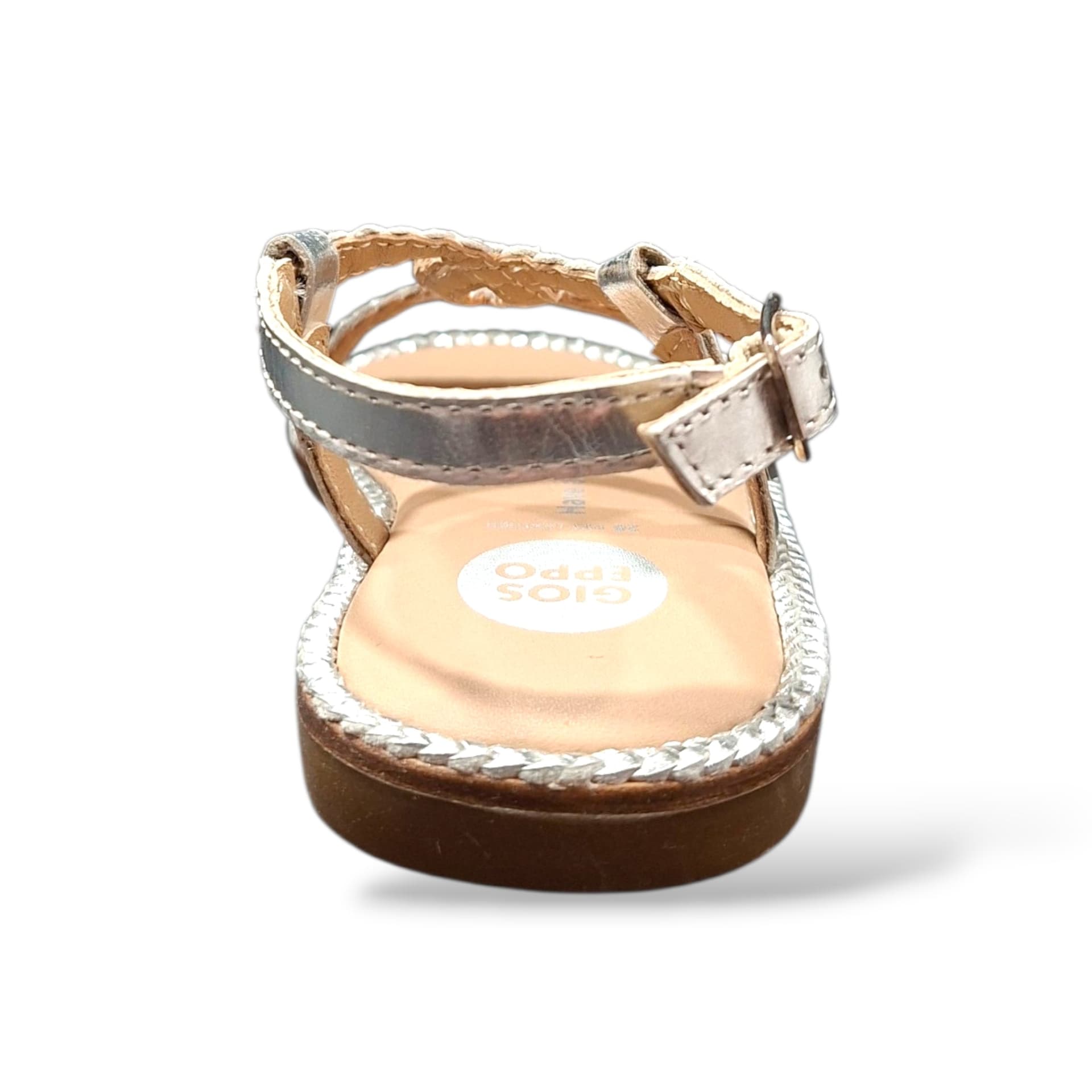 Sandali Bambina GIOSEPPO VIROQUA 75335 – Argento Pelle | Chiusura a Fibia per un Comfort Elegante e Duraturo - 3