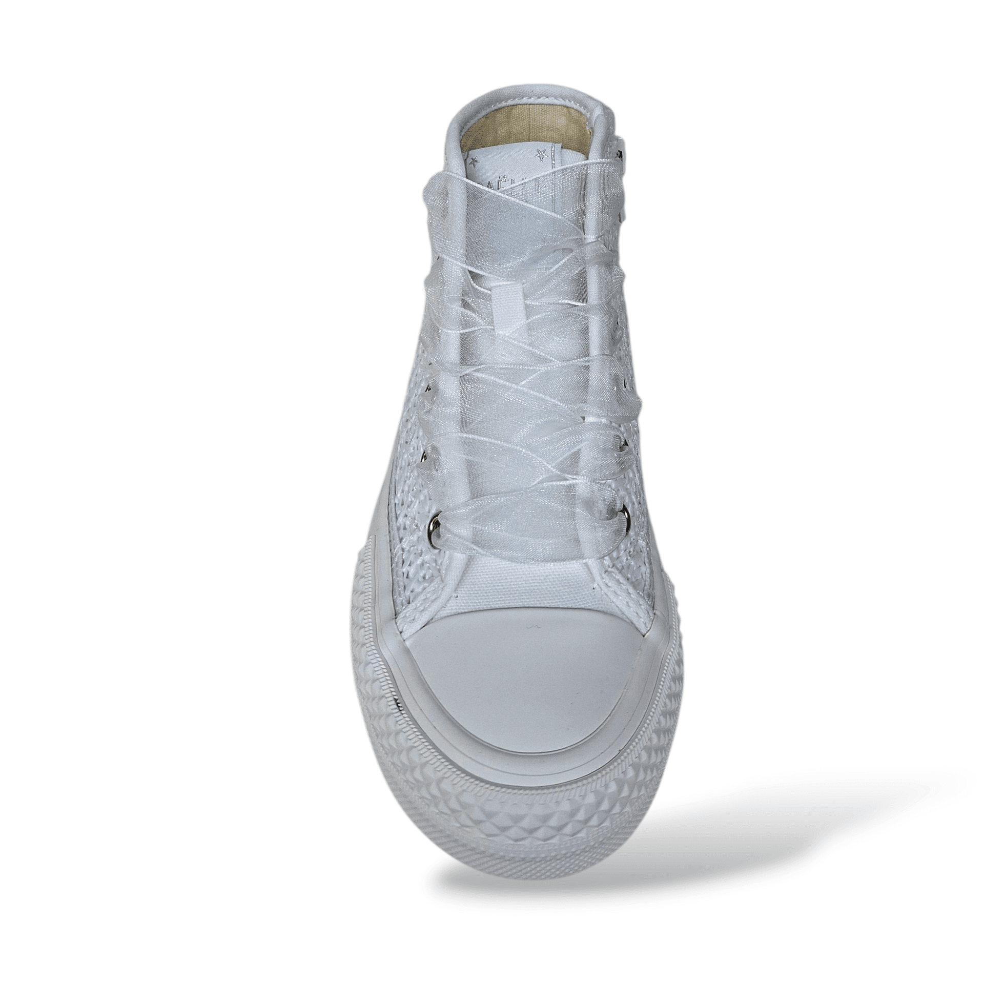 Sneakers Gaëlle Sofie GV017T Bianco – Bambina e Ragazza | Uncinetto e Zip - 4
