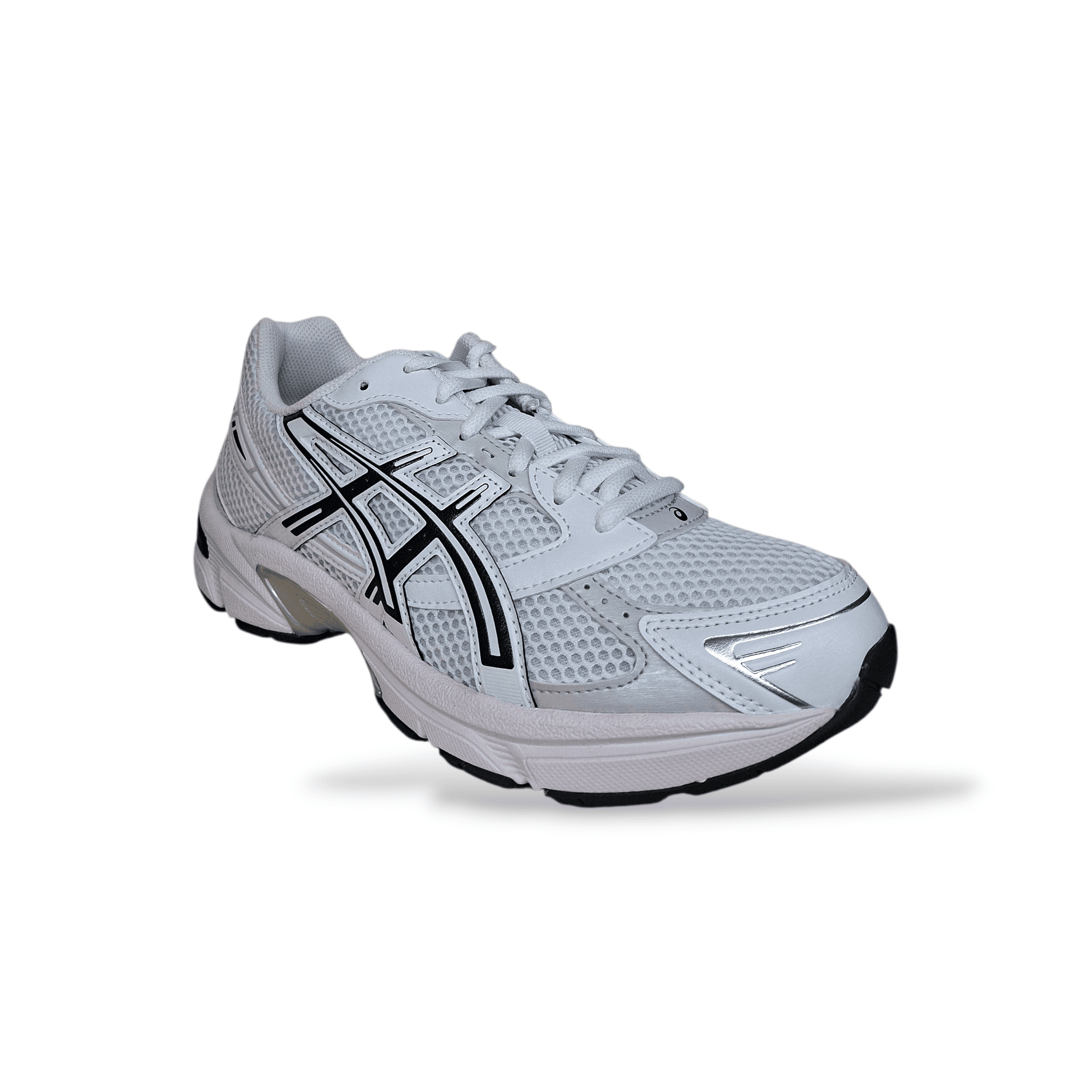 Scarpe sneakers Uomo ASICS GEL 1130 1201B019-100 bianco-nero-grigio laccio - 2