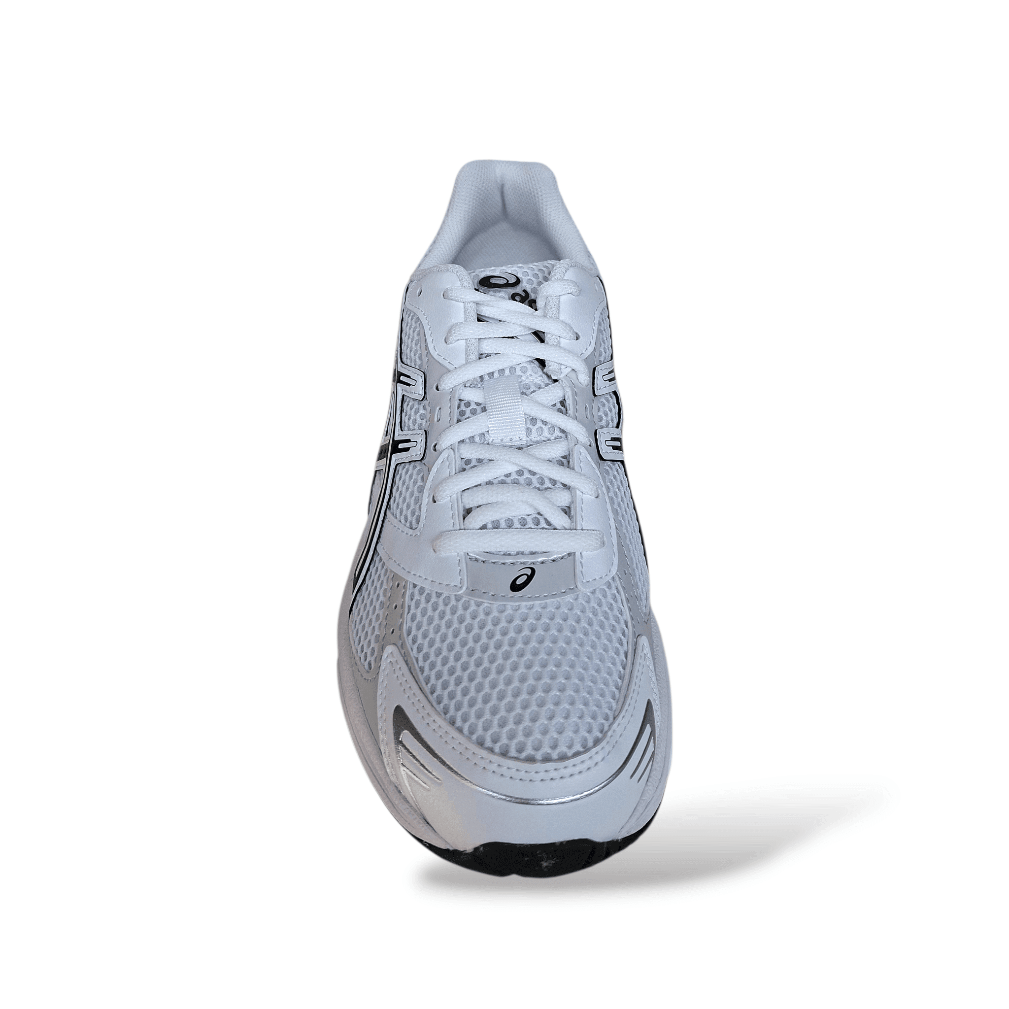Scarpe sneakers Uomo ASICS GEL 1130 1201B019-100 bianco-nero-grigio laccio - 4