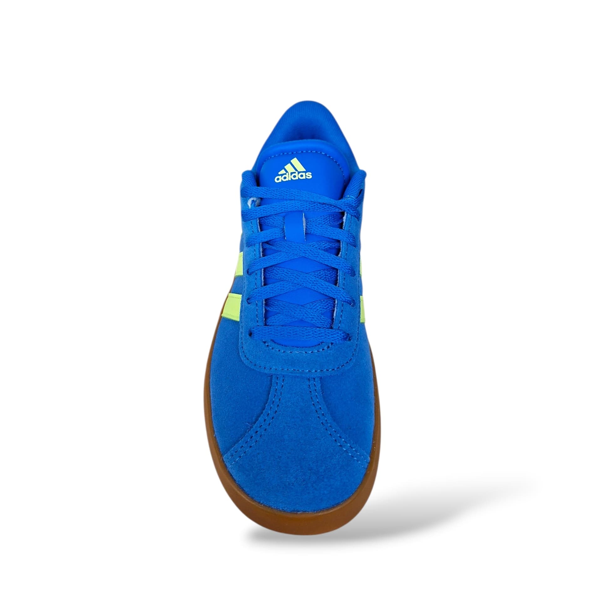 Sneakers Ragazzo Adidas VL Court 3.0 IH3947 – Bluette, Giallo e Beige con Laccio | Suede Premium e Stile Street per l'Estate - 4