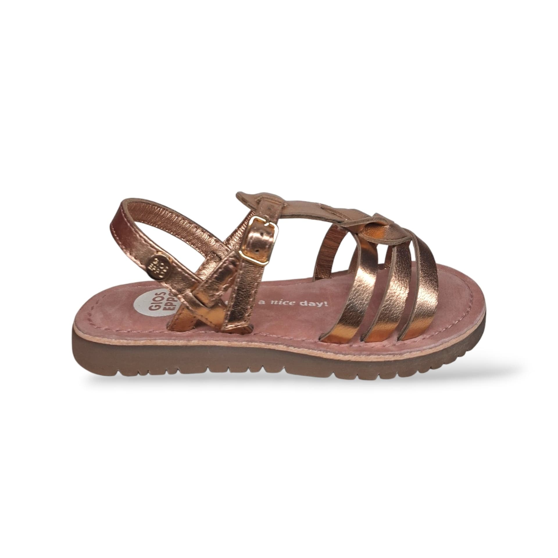 Sandali Bambina GIOSEPPO BEARSDEN 78905 – Oro Rosato in Pelle | Fibia per Cerimonia e Ogni Occasione Romantica - 6