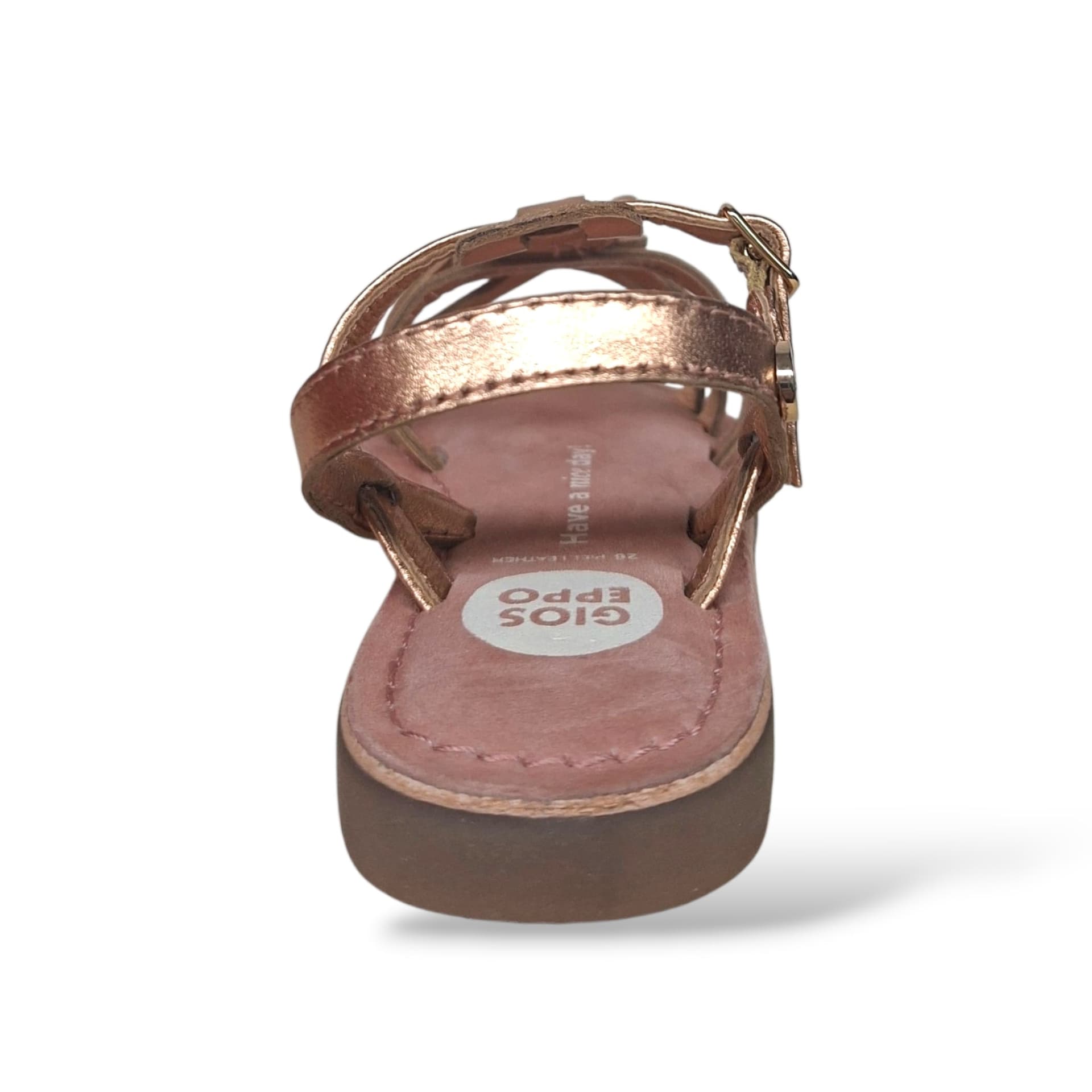 Sandali Bambina GIOSEPPO BEARSDEN 78905 – Oro Rosato in Pelle | Fibia per Cerimonia e Ogni Occasione Romantica - 3