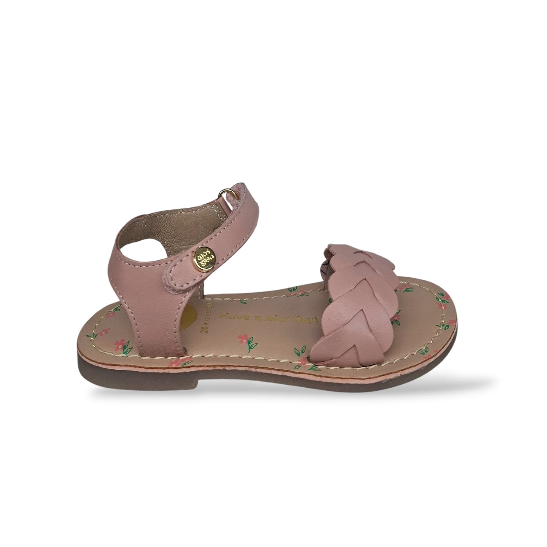 Sandali Ragazza GIOSEPPO PASMAN 78928 – Cipria in Pelle | Velcro per un Look Delicato e Romantico - 6