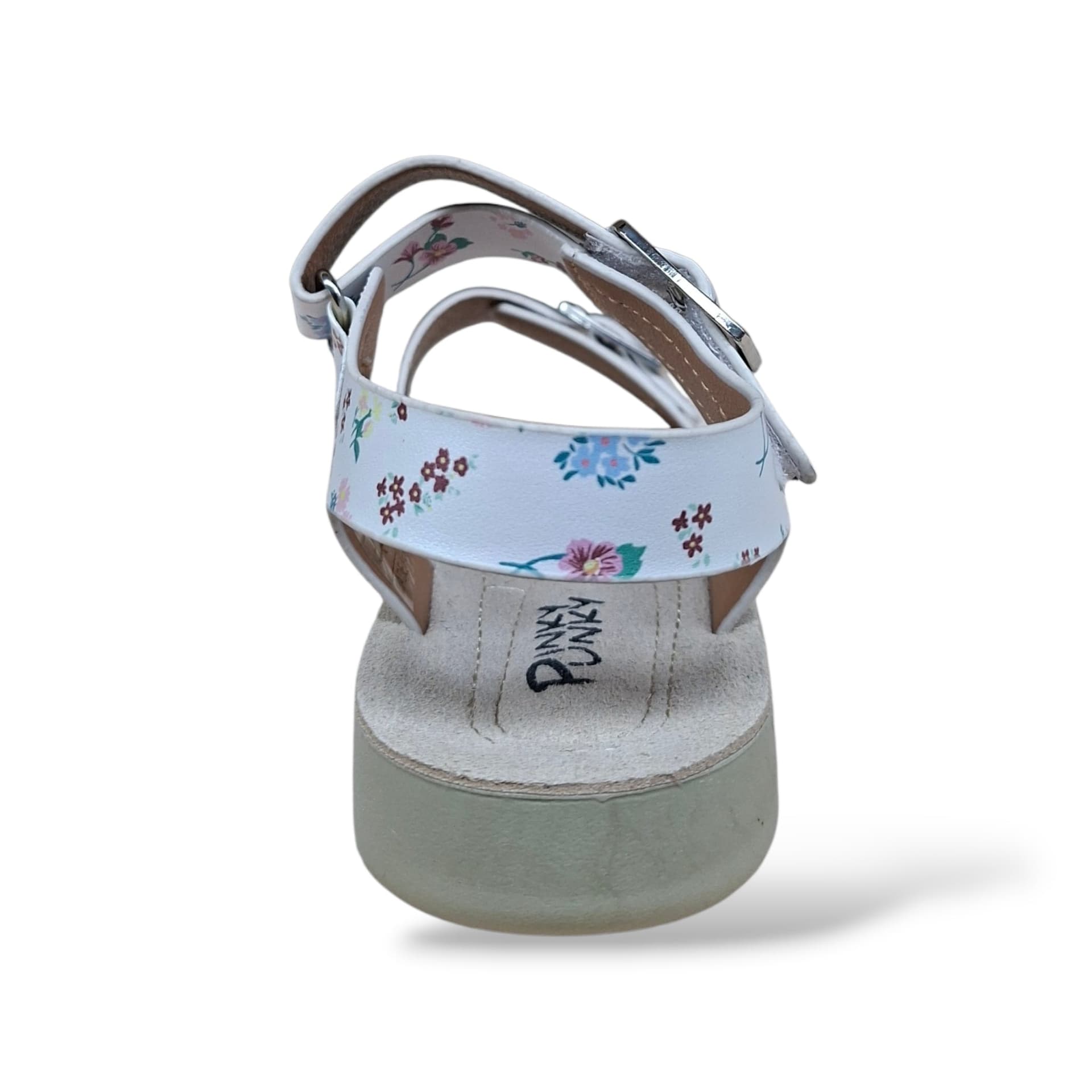 Sandali Bambina Bianchi Pinky Punk 50245 – Velcro, Sottopiede Sughero | Scarpetteria Gica - 3