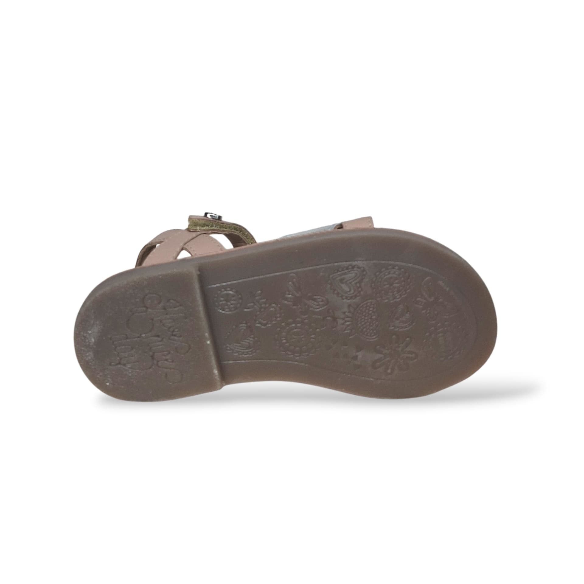 Sandali Ragazza GIOSEPPO AWENDO 78914 – Cipria in Pelle | Velcro per un Look Romantico e Femminile - 5