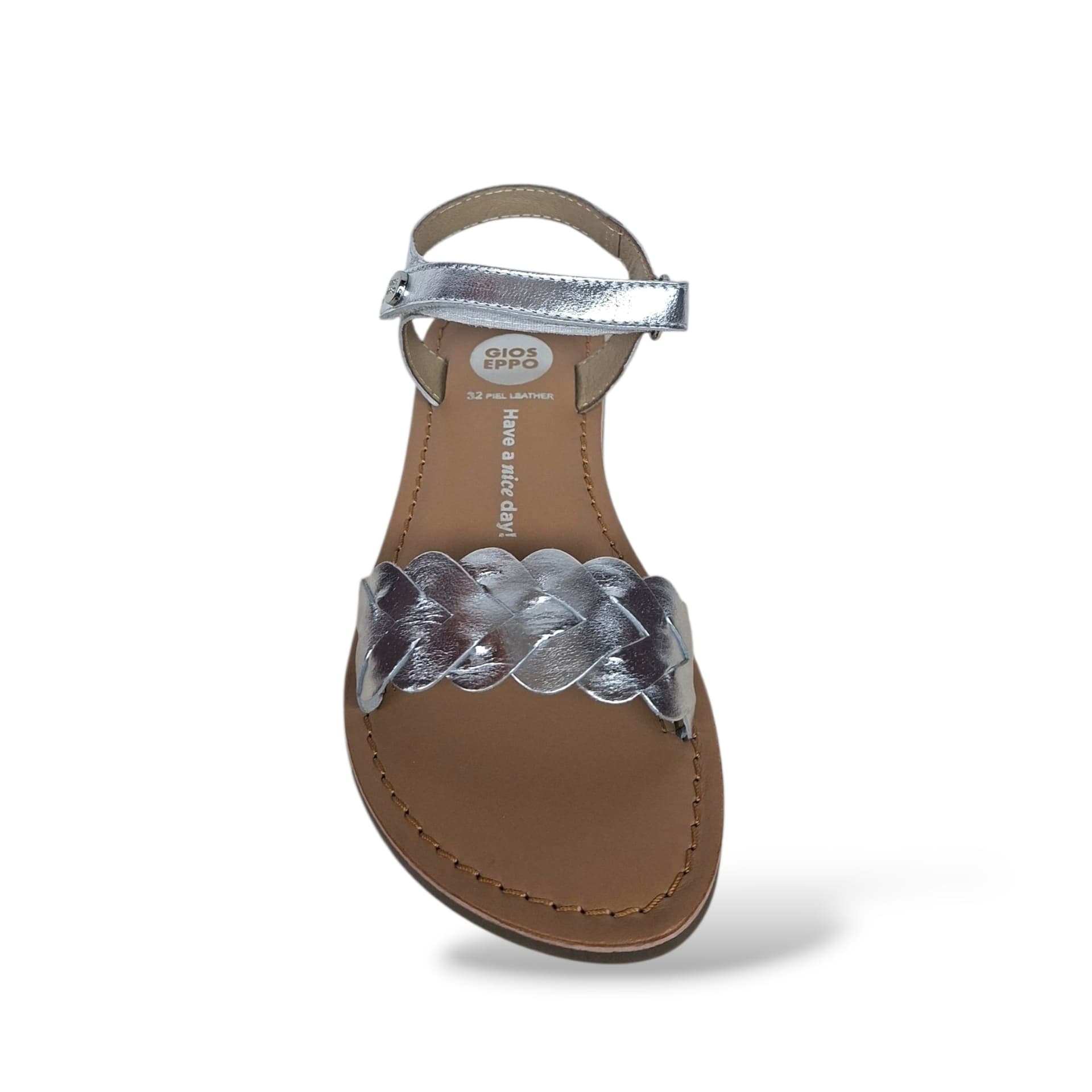 Sandali Ragazza GIOSEPPO STARTHAM 79282 – Argento in Pelle | Velcro per un Look Glamour e Luminoso - 4