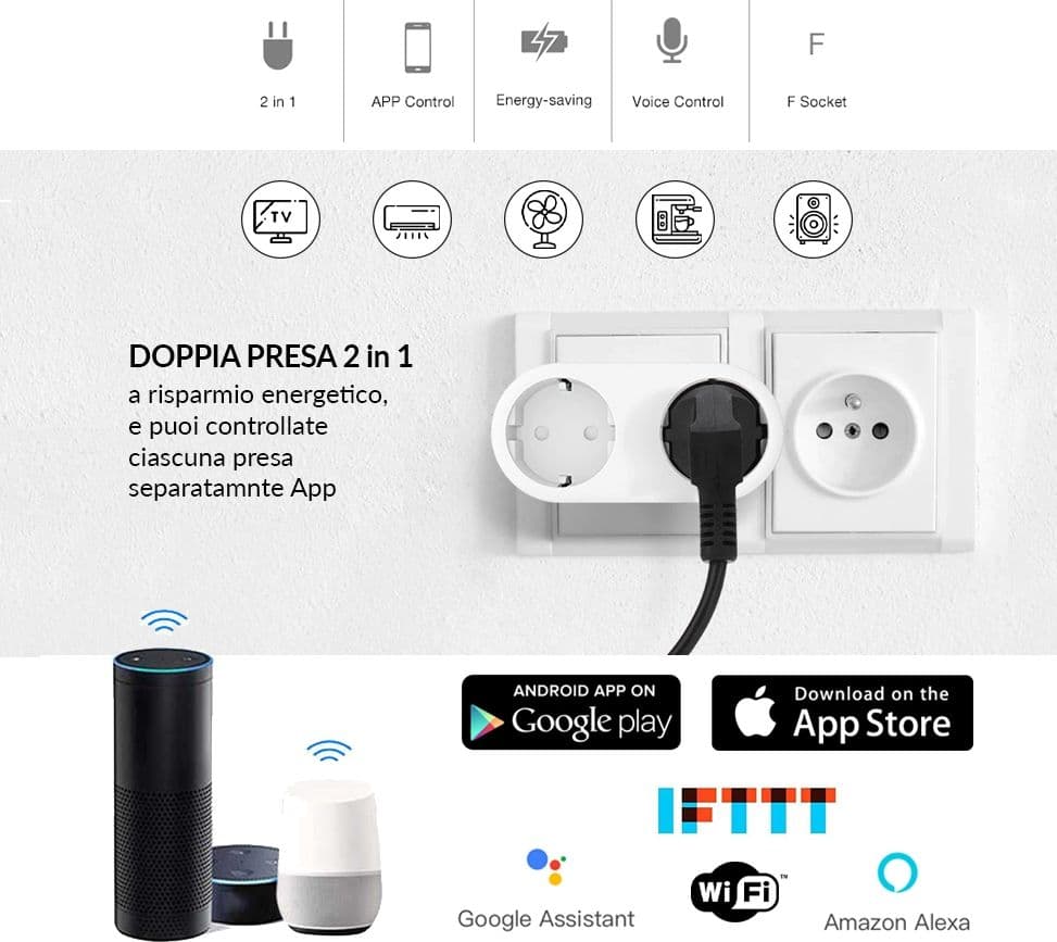 Dudùu Doppia Presa Smart 16A - 3
