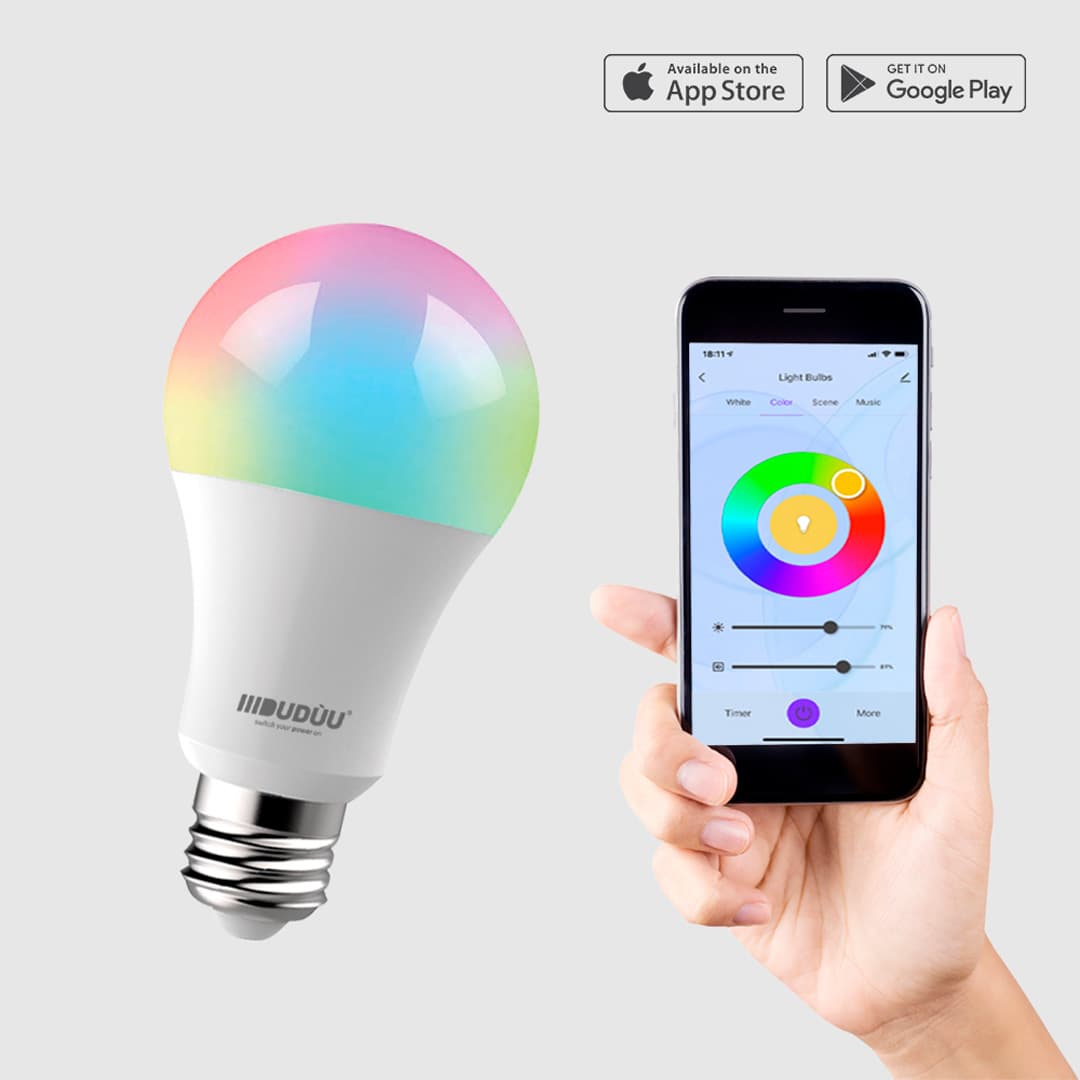 Dudùu Lampadina Smart 9W RGBW - 5