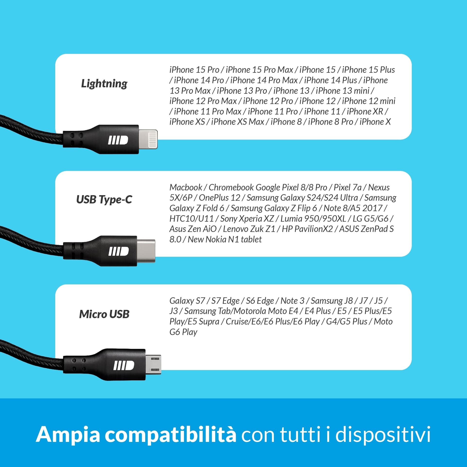 Cavo Nylon fast charger - 10