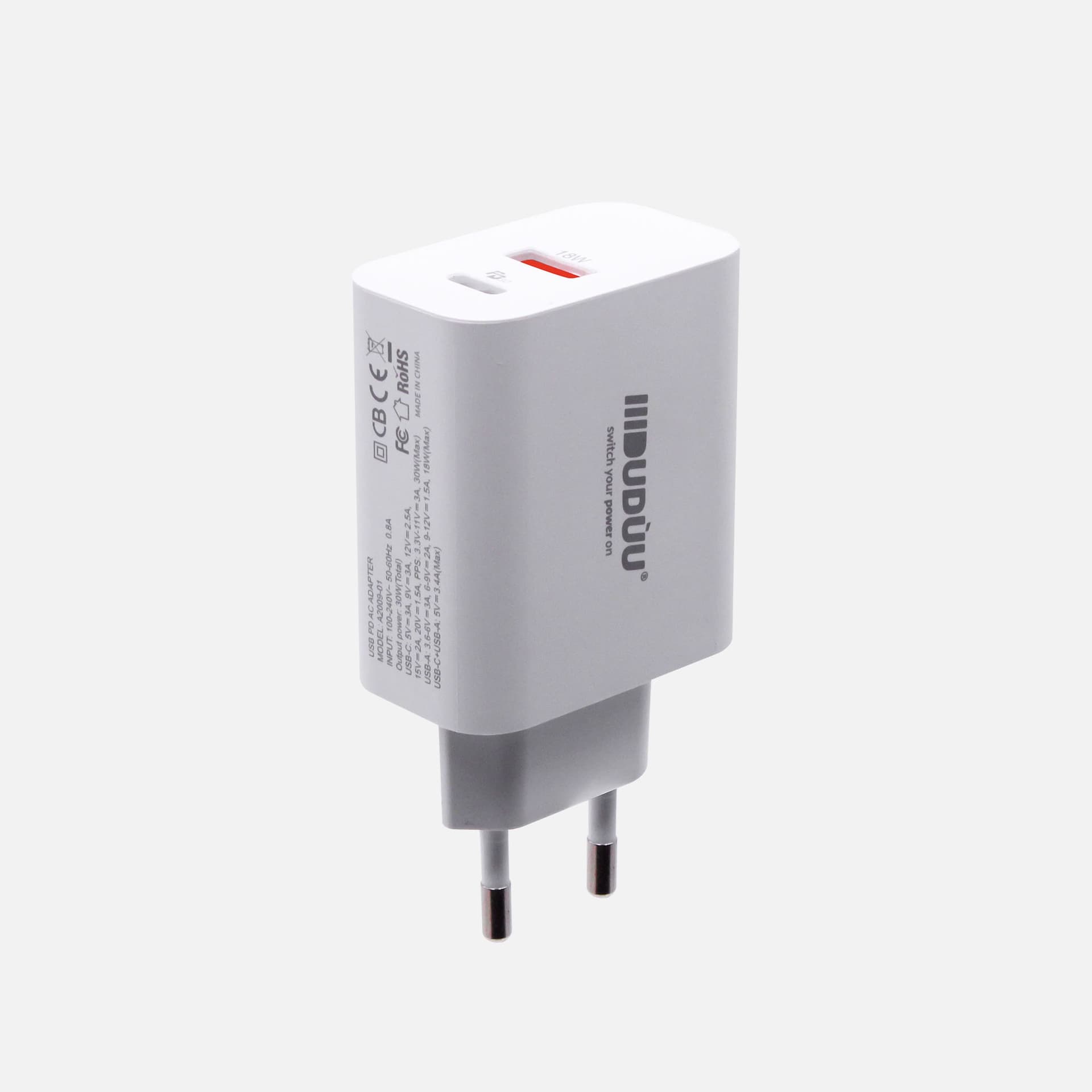 Alimentatore 30W USB-A / Type - C - 4
