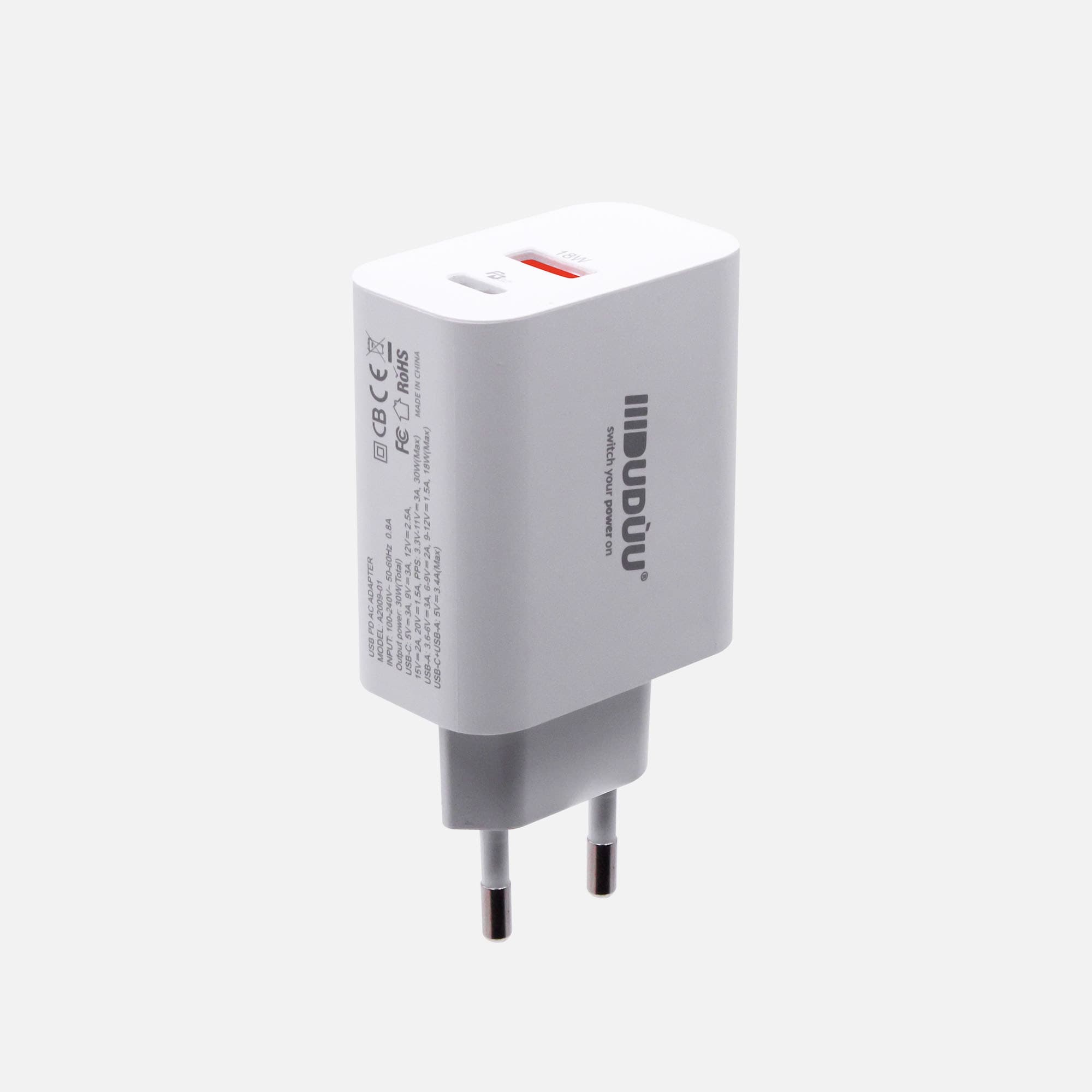Alimentatore 30W USB-A / Type - C - 4
