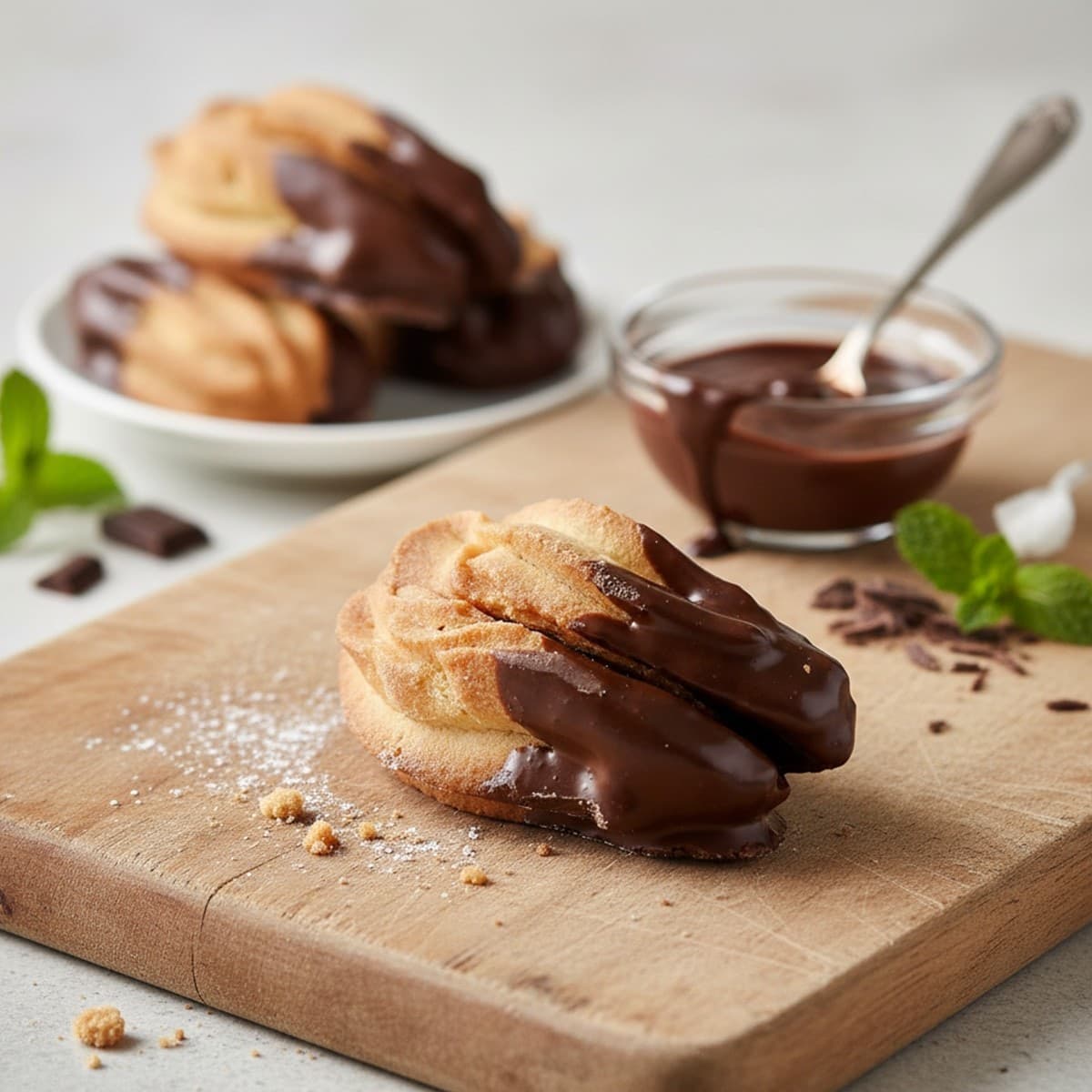 Biscotti al Burro Ripieni con Crema alle nocciole