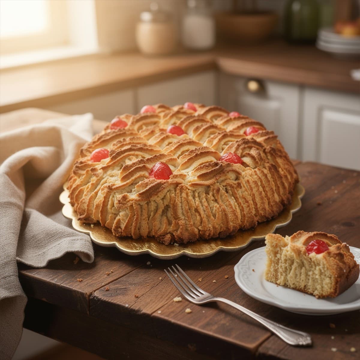 Torta alla pasta di mandorle Artigianale di Sicilia 1 Kg - 2