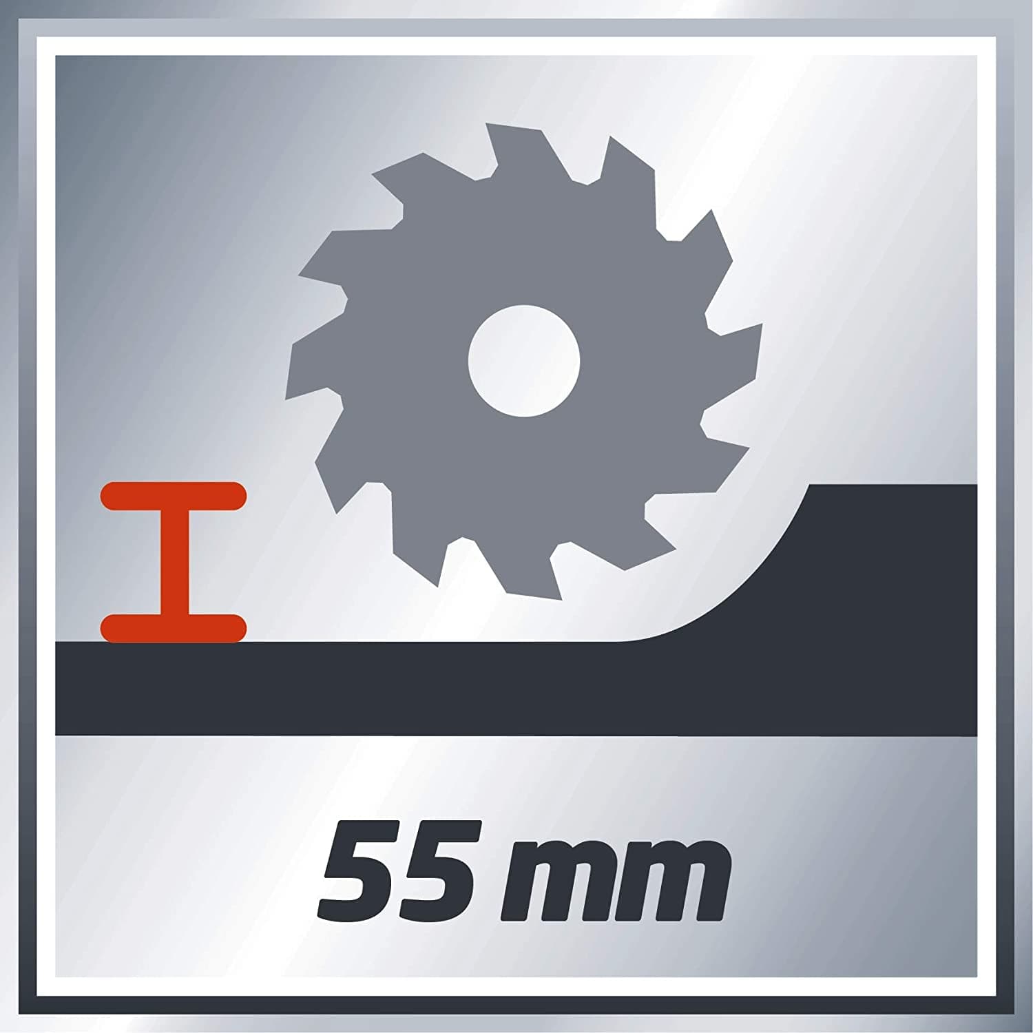 Sega circolare manuale per tagli dritti nel legno con regolazione piastra manuale per tagli inclinati - 4