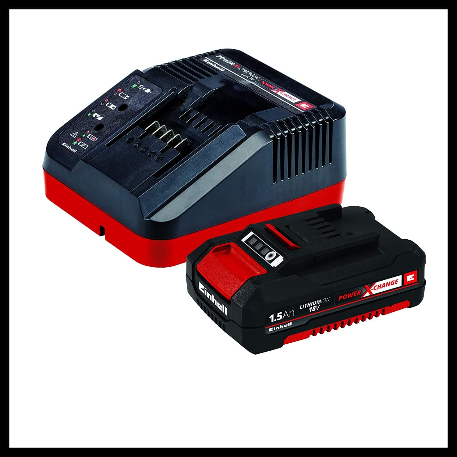 Trapano a batteria con illuminazione LED regolazione del numero di giri impugnatura comoda - 2
