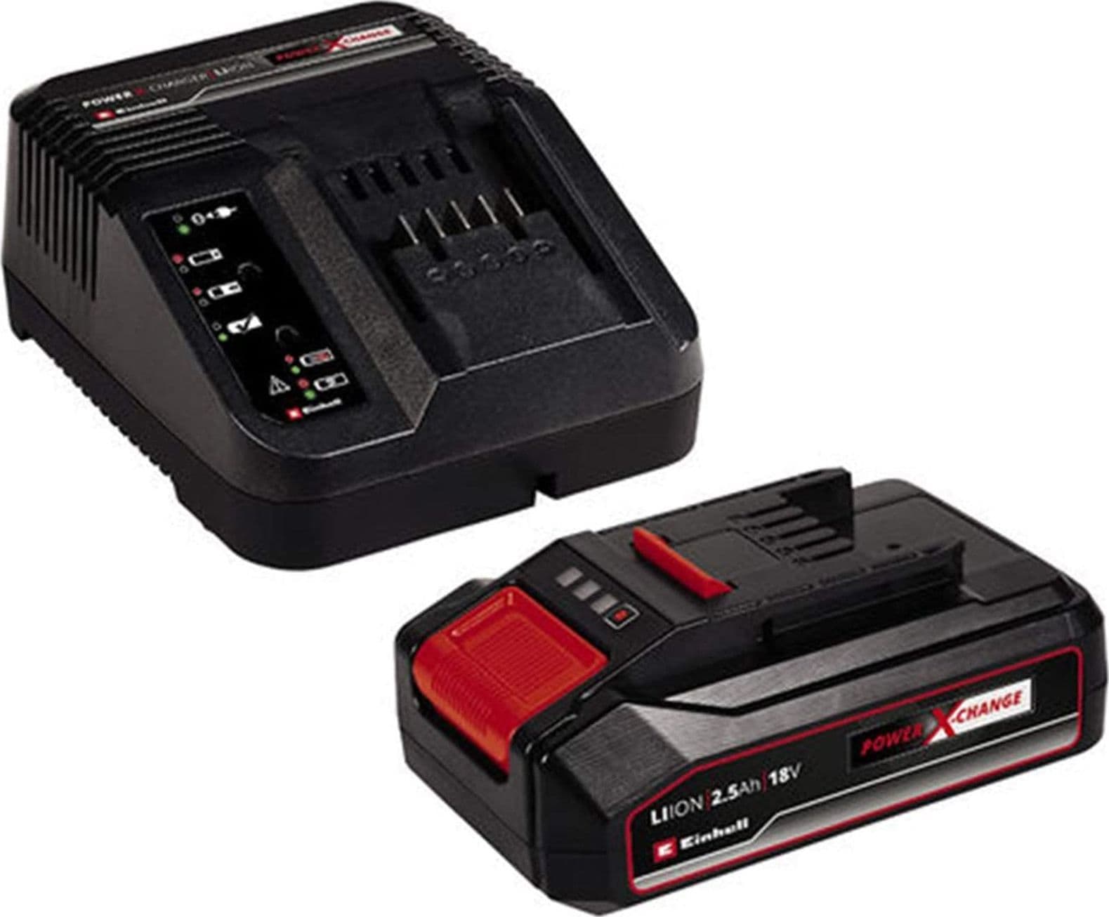 Kit batteria e caricabatteria PXC Starter Kit 18V 2,5Ah per utensili elettrici Einhell - 3