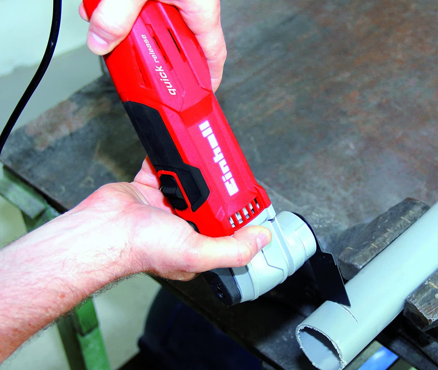 Utensile multifunzione con chiusura rapida a scatto motore da 300W regolazione velocità - 3