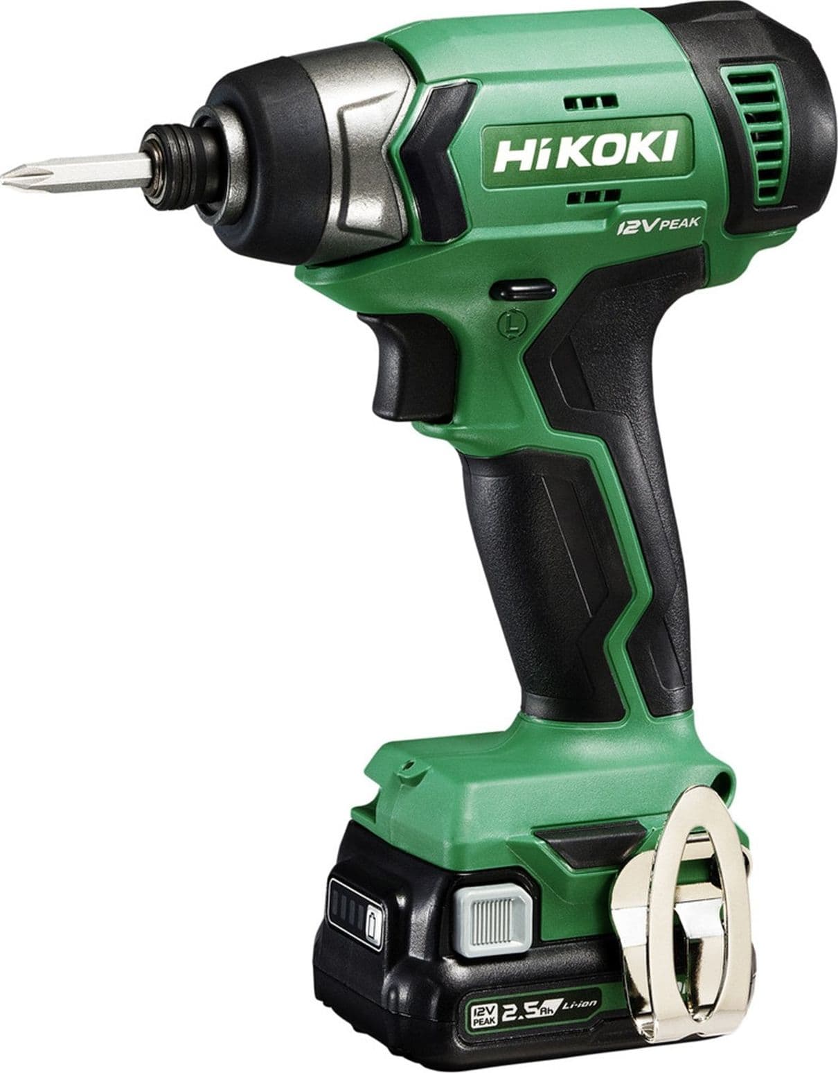 Kit 12V Brushless con Trapano avvitatore, Trapano ad impulsi, Set di 60 inserti, batterie e caricabatterie Hikoki - 3
