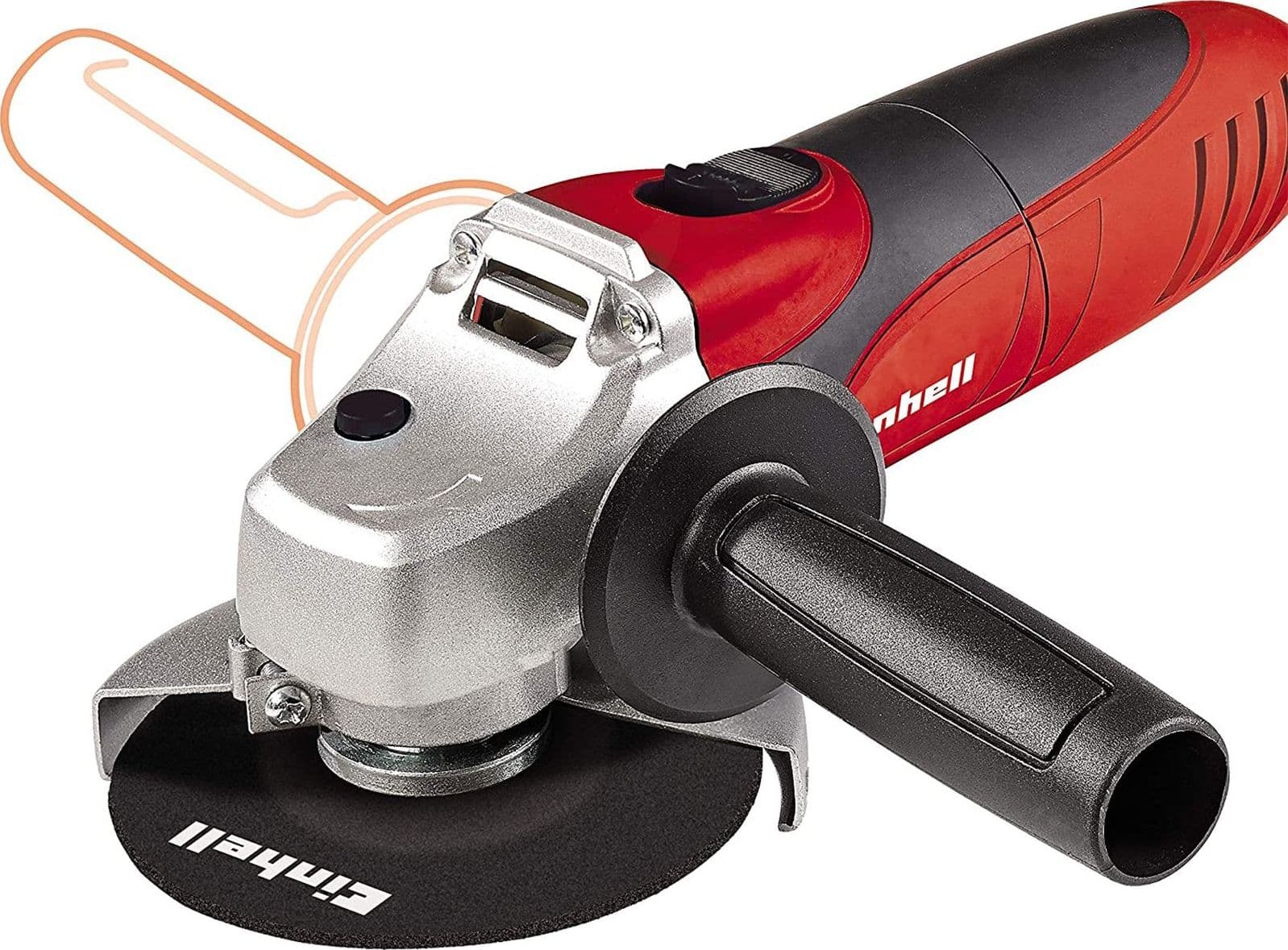 Smerigliatrice angolare TC-AG 115 con protezione del disco blocco del mandrino e chiava flangiata - 2
