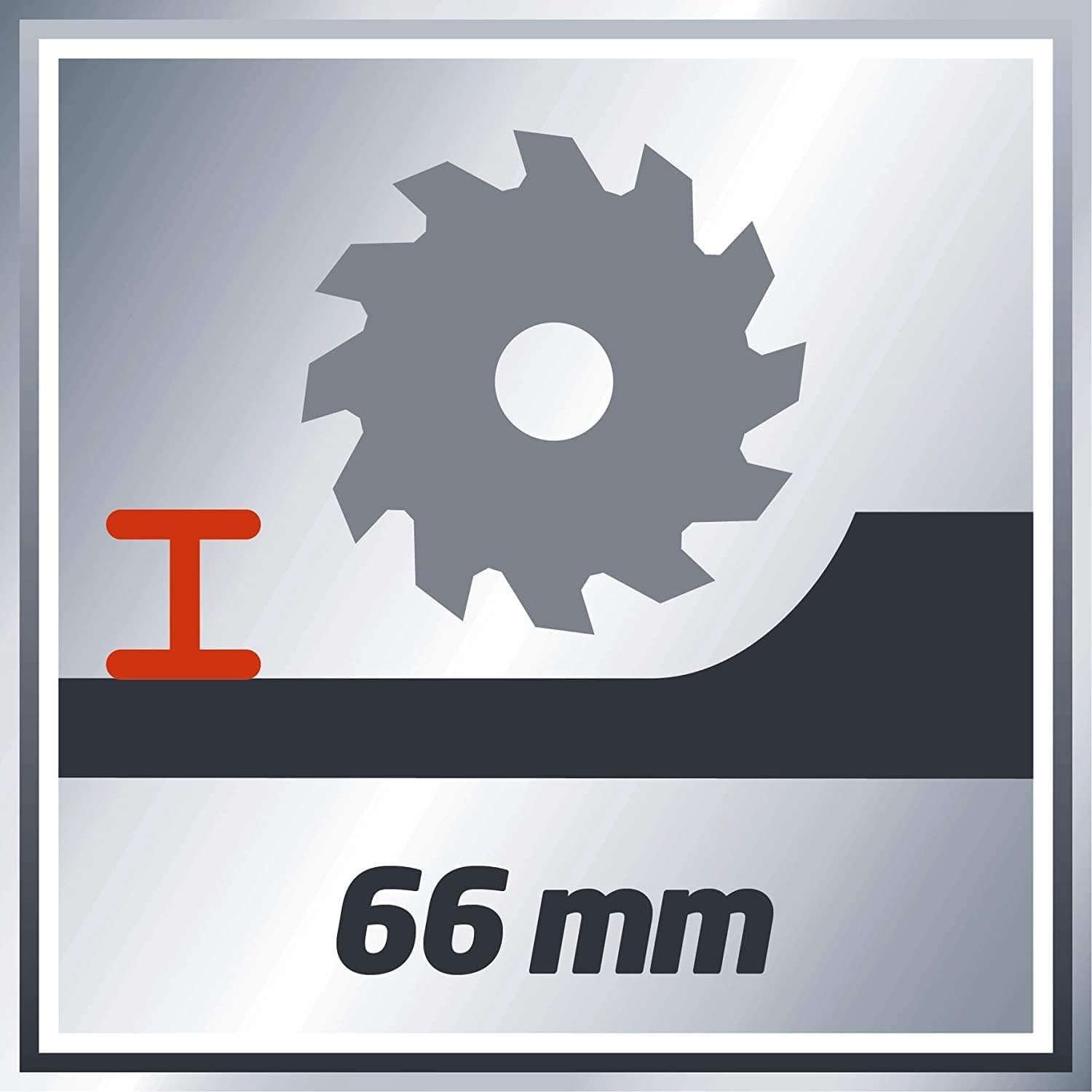 Sega circolare manuale TH-CS 1400/1 per tagli dritti nel legno con lama HM avvio progressivo - 4