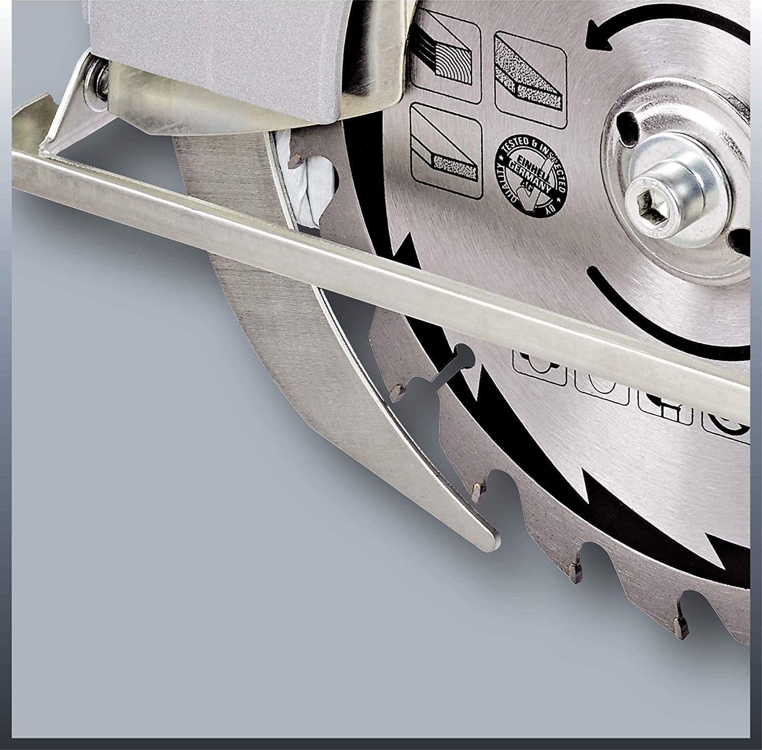 Sega circolare manuale TH-CS 1400/1 per tagli dritti nel legno con lama HM avvio progressivo - 6
