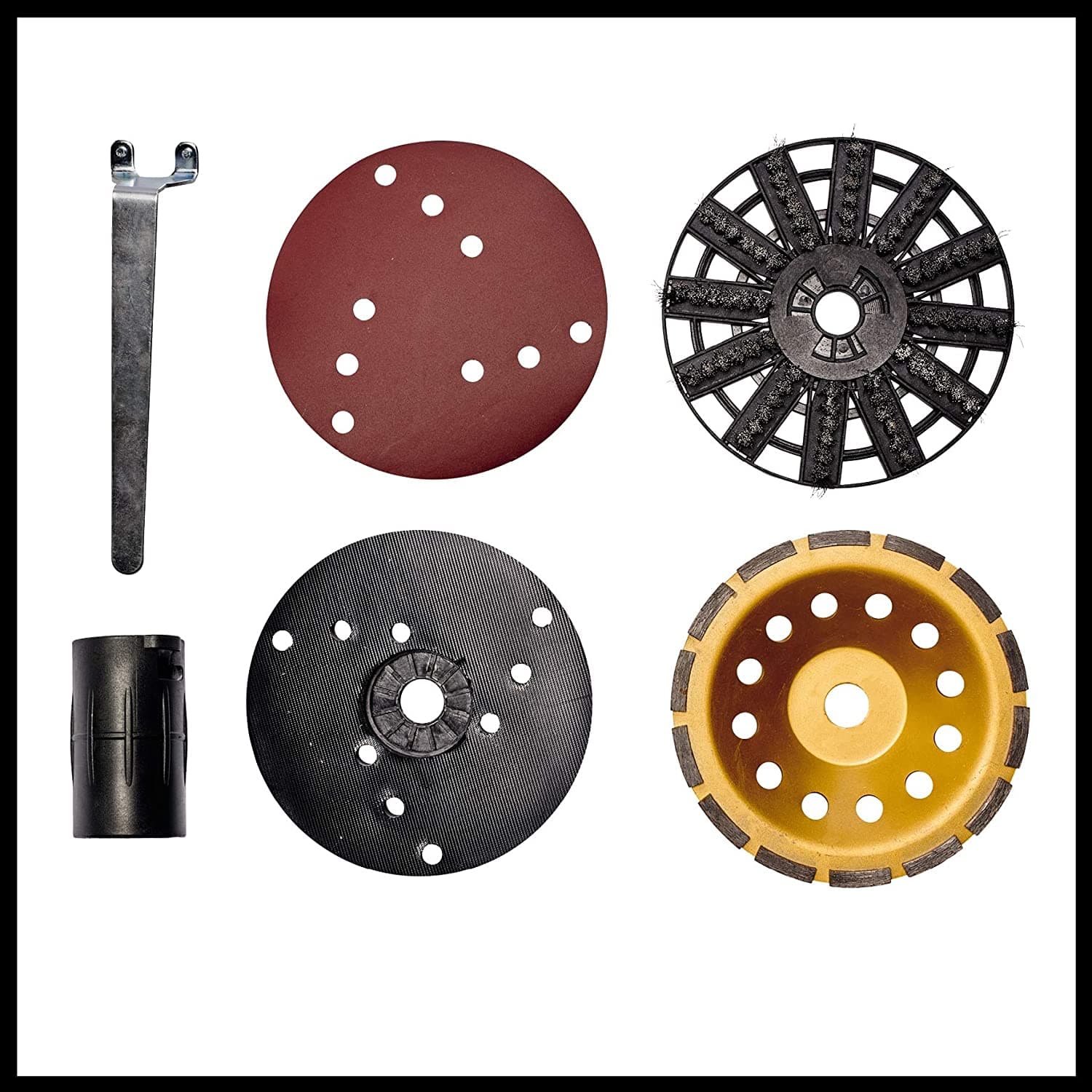 Levigatrice da muro per parete con 6 livelli di regolazione spazzole a corona TE-DW 180 - 11