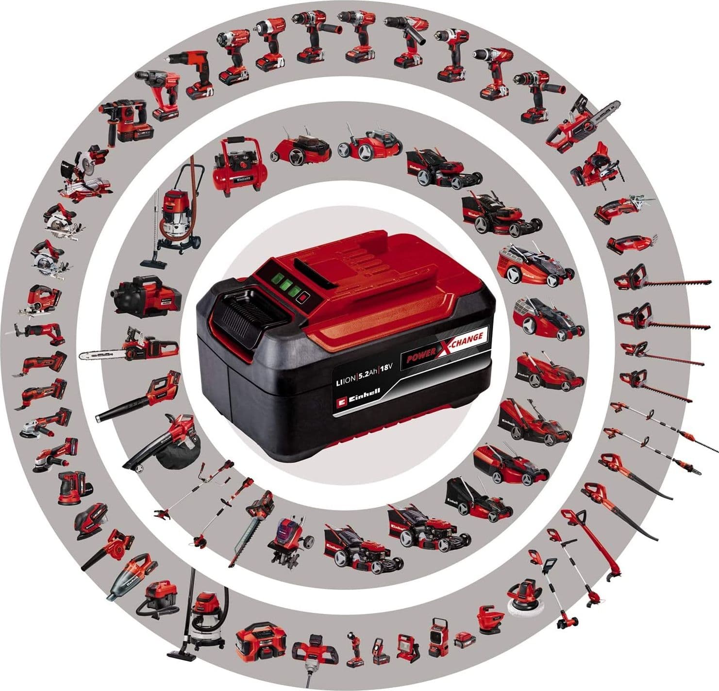 Compressore ibrido con batteria o con cavo di corrente con pompa ad alta e bassa pressione - 9