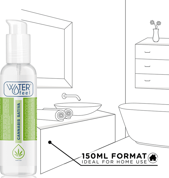 Lubrificante Alla Cannabis A Base D'ACQUA Effetto Piacevole 150 ML WATERFEEL - 2