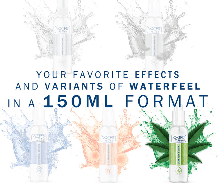 Lubrificante Alla Cannabis A Base D'ACQUA Effetto Piacevole 150 ML WATERFEEL - 5