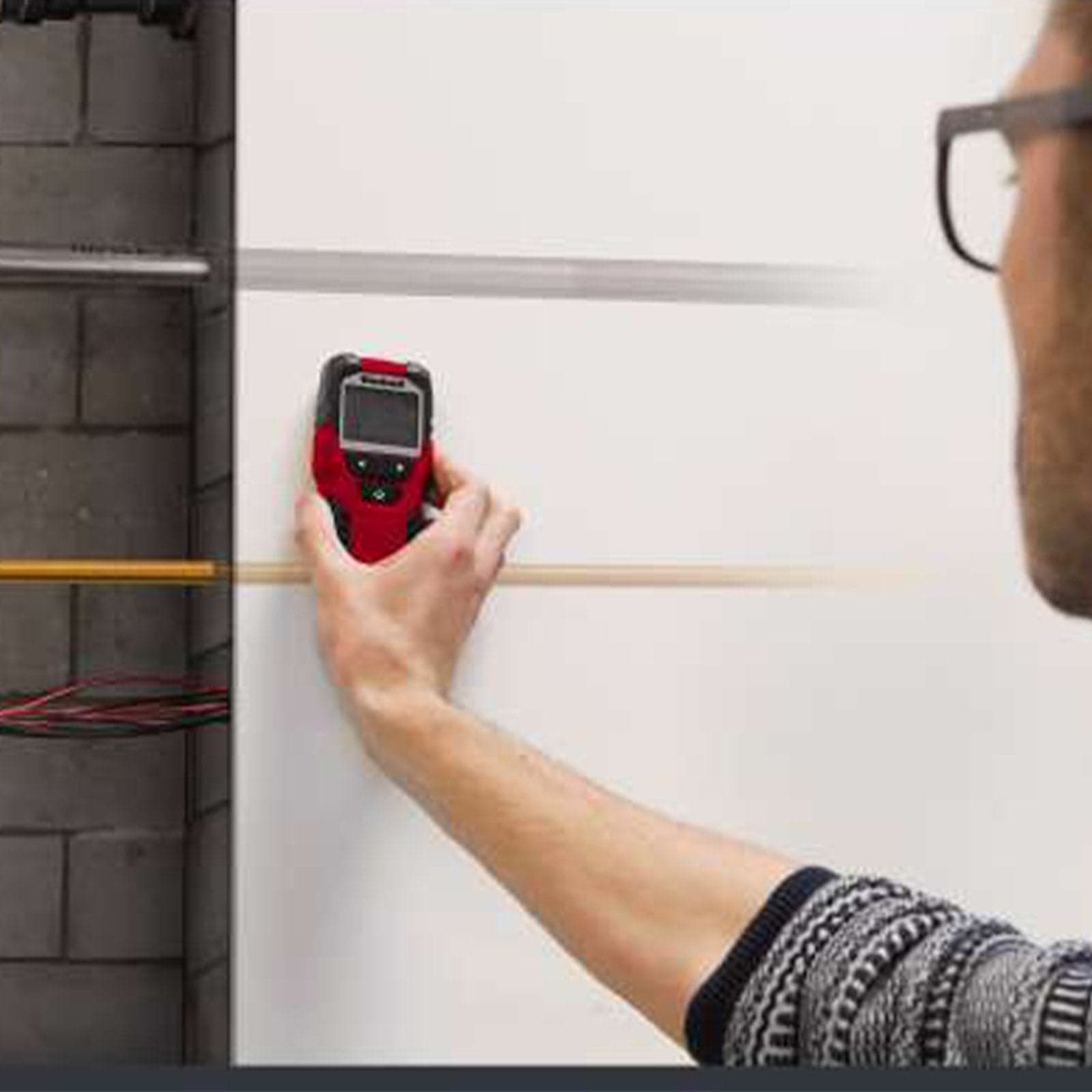 Rilevatore di metalli digitale preciso per metalli legno e fili elettrici impugnatura ergonomica - 2