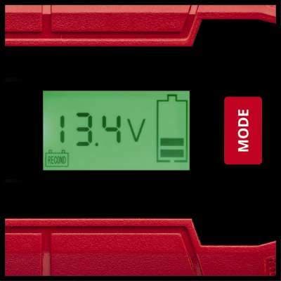 Einhell CE-BC 10 M Carica Batterie, Tensione di Carica 6/12 V, Rosso/Nero, 3-200 Ah - 3