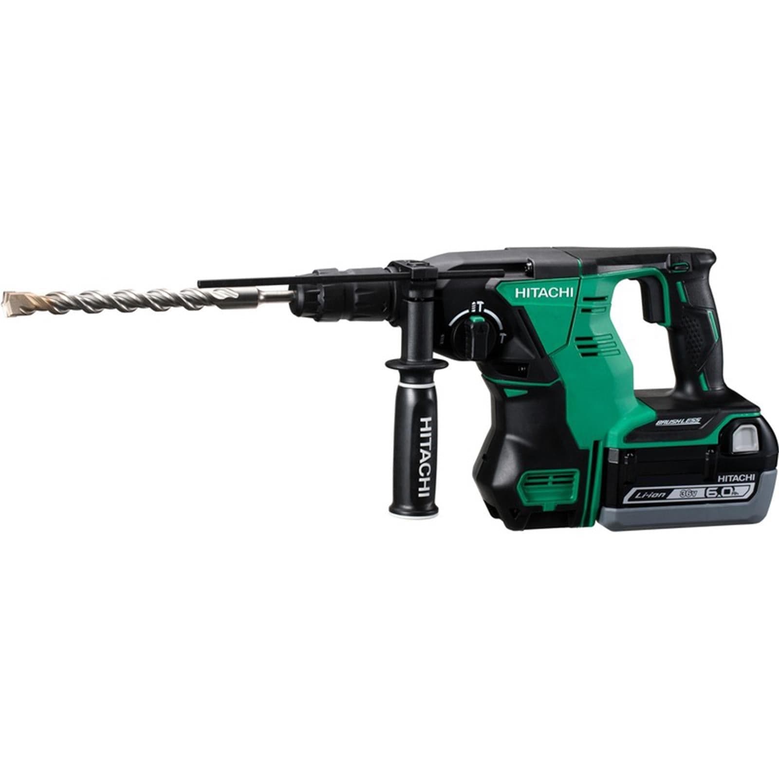 Martello rotativo tassellatore batteria con mandrino autoserrante hitachi dh36dbql - 2