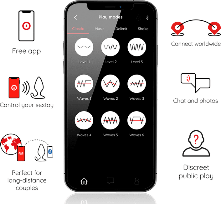 Plug Anale Vibrante Rio Nero app Gratuita ONINDER - 6