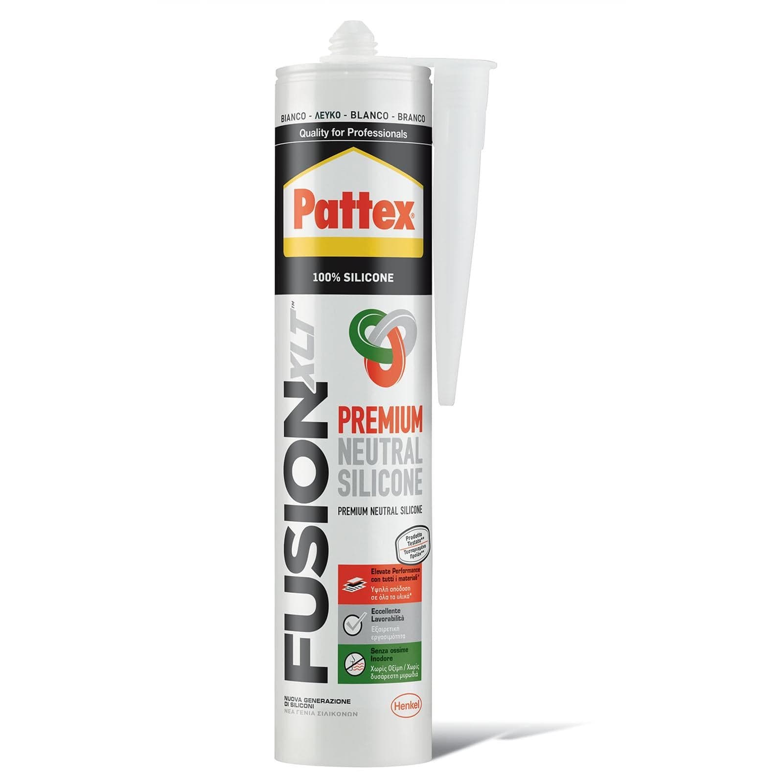 Silicone fusion xlt antimuffa 300 ml bianco sigillante per alimenti professionale - 2