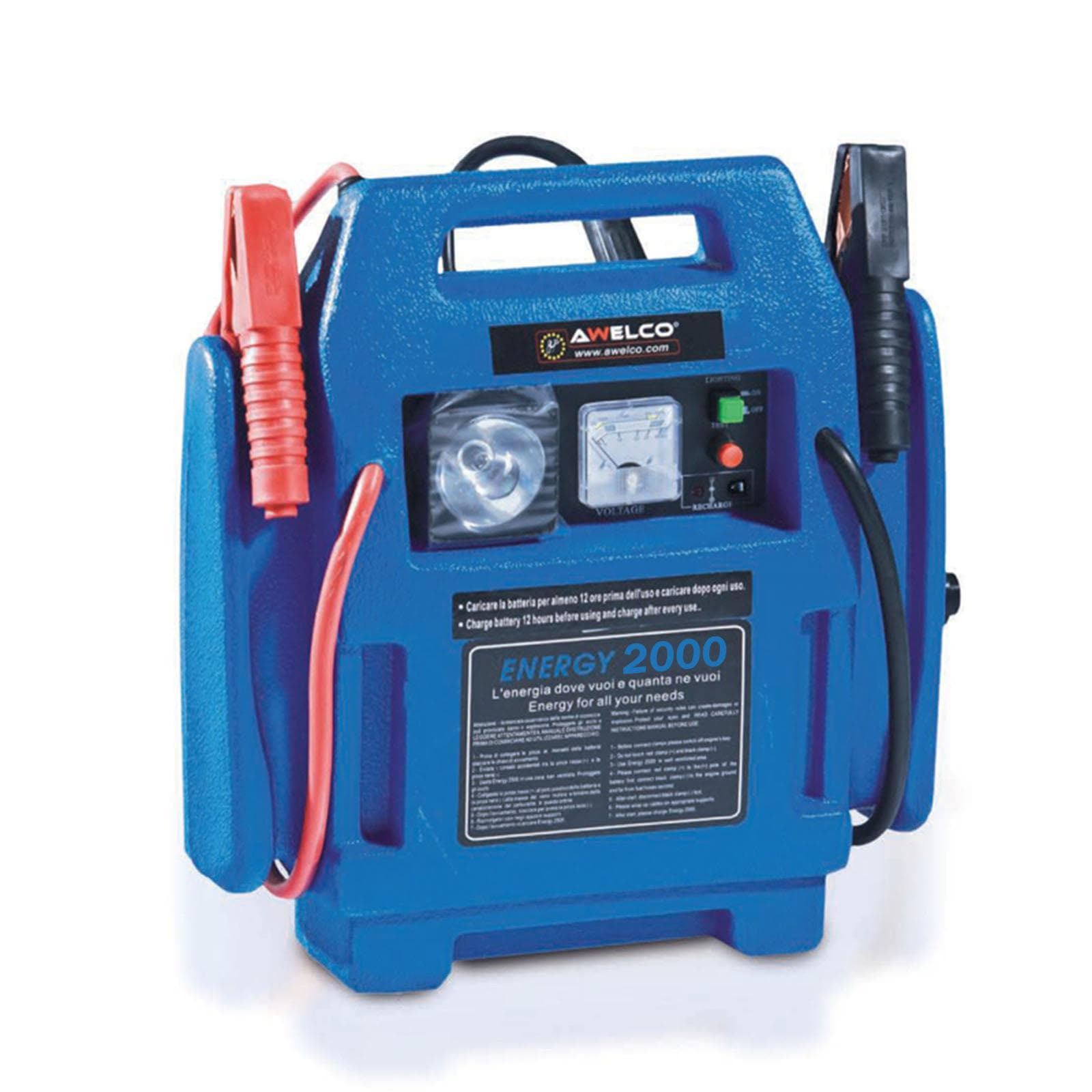 Avviatore portabile starter avviatori portabili a batteria 12 v auto moto 40 ah energy 2000 - 4