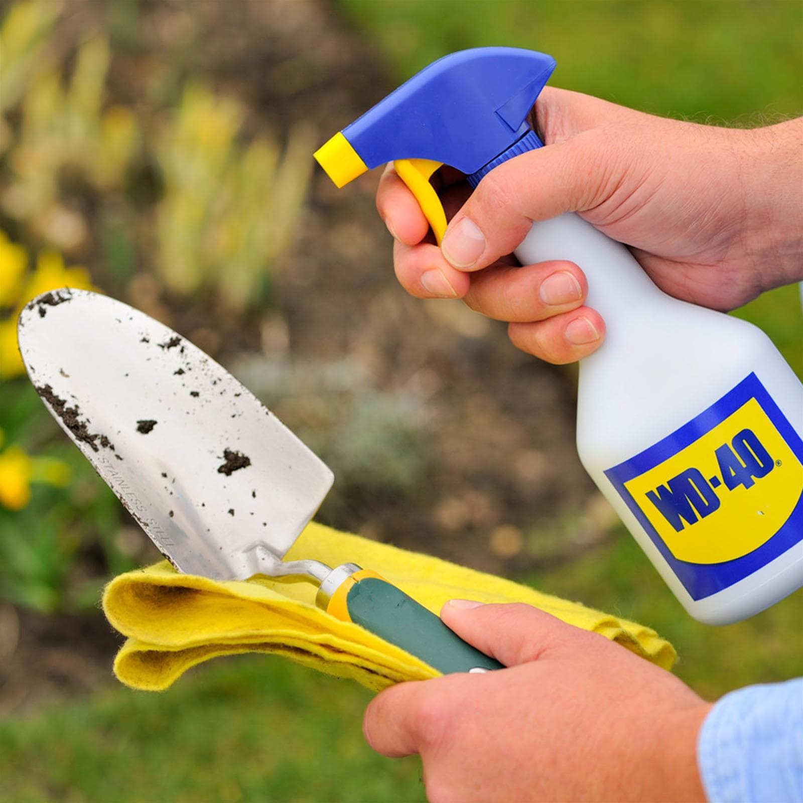 Sbloccante spray wd40 5 lt con dispenser azione lubrificante svitol tanica lattina - 4