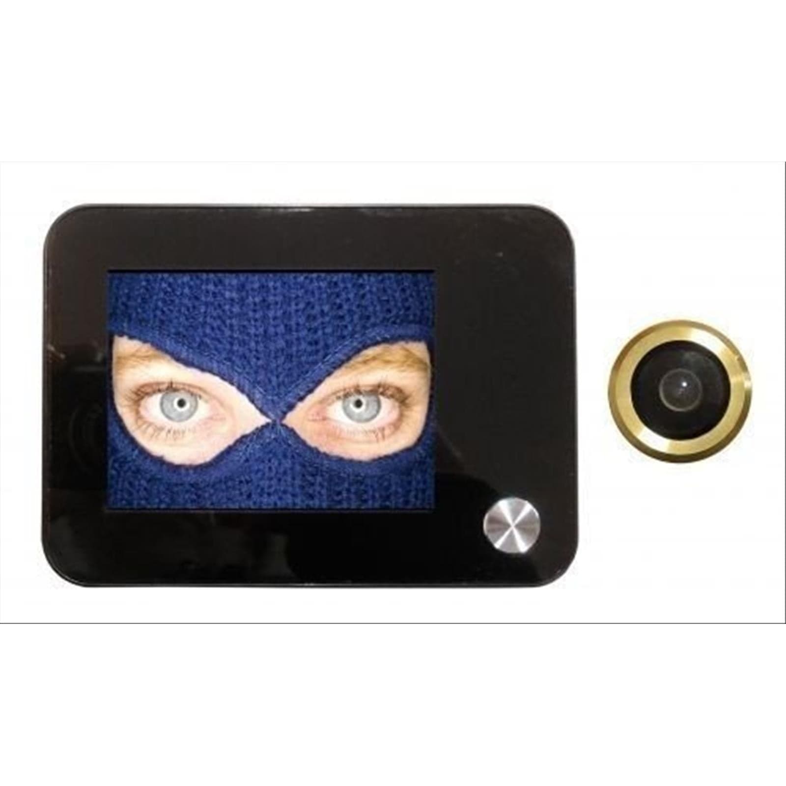 Spioncino porta digitale elettronico registra video e foto telecamera 120° zoom bravo - 6