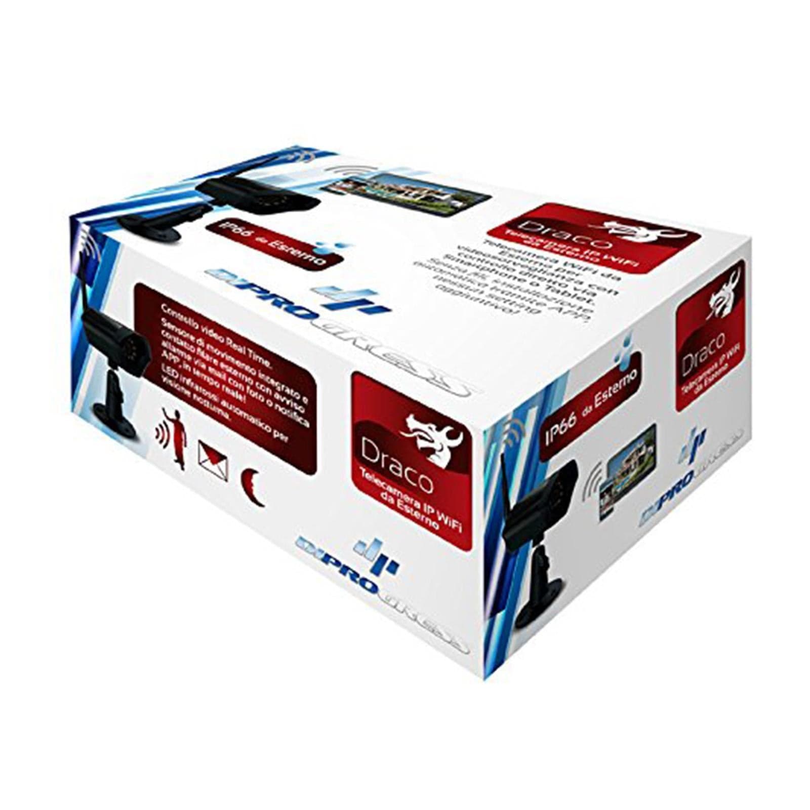 Videocamera led visione natturna esterno ip66 wifi app controllo - 2