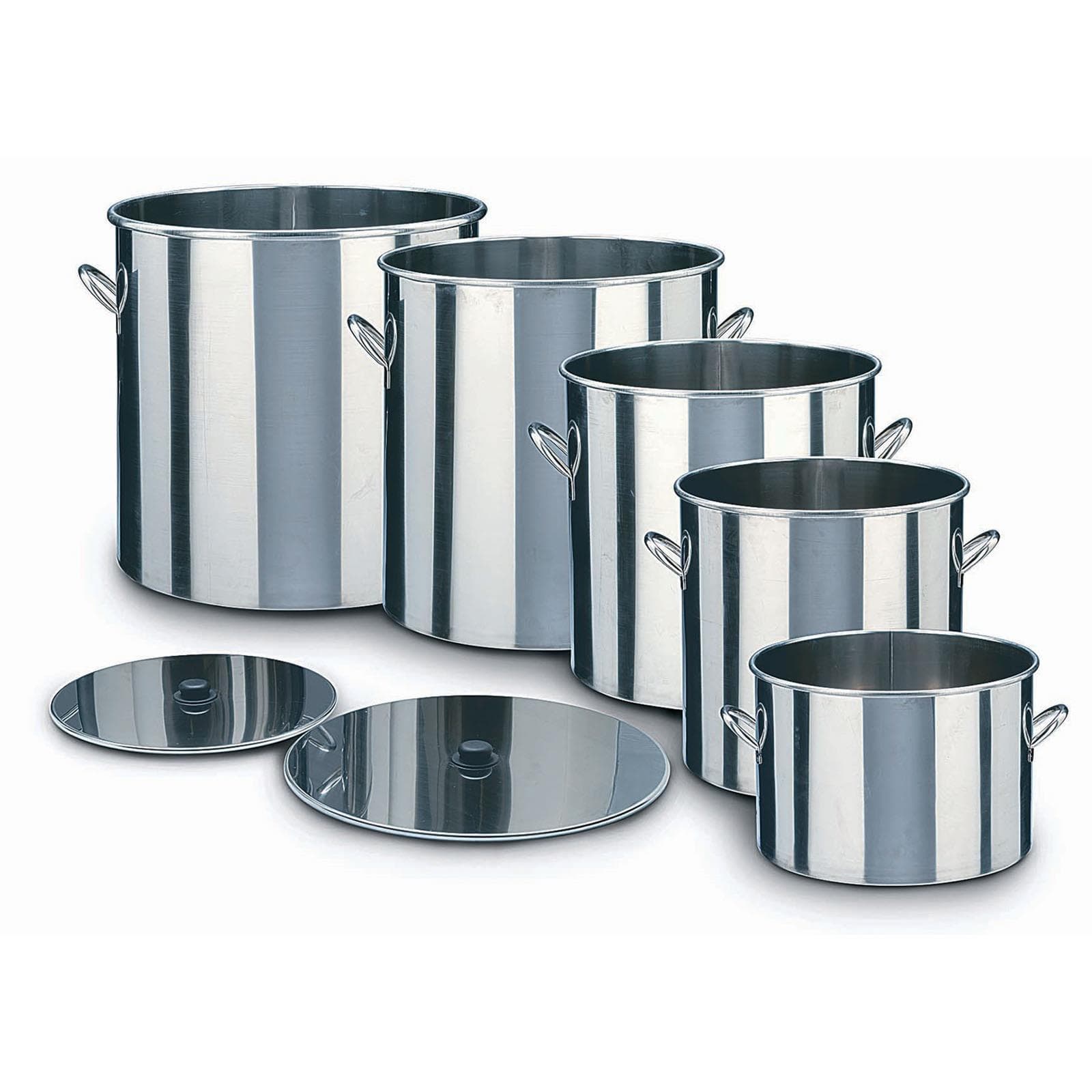 Bollitore in acciaio inox professionale per alimenti, pentolone per latte, formaggio e birra artigianale - 2