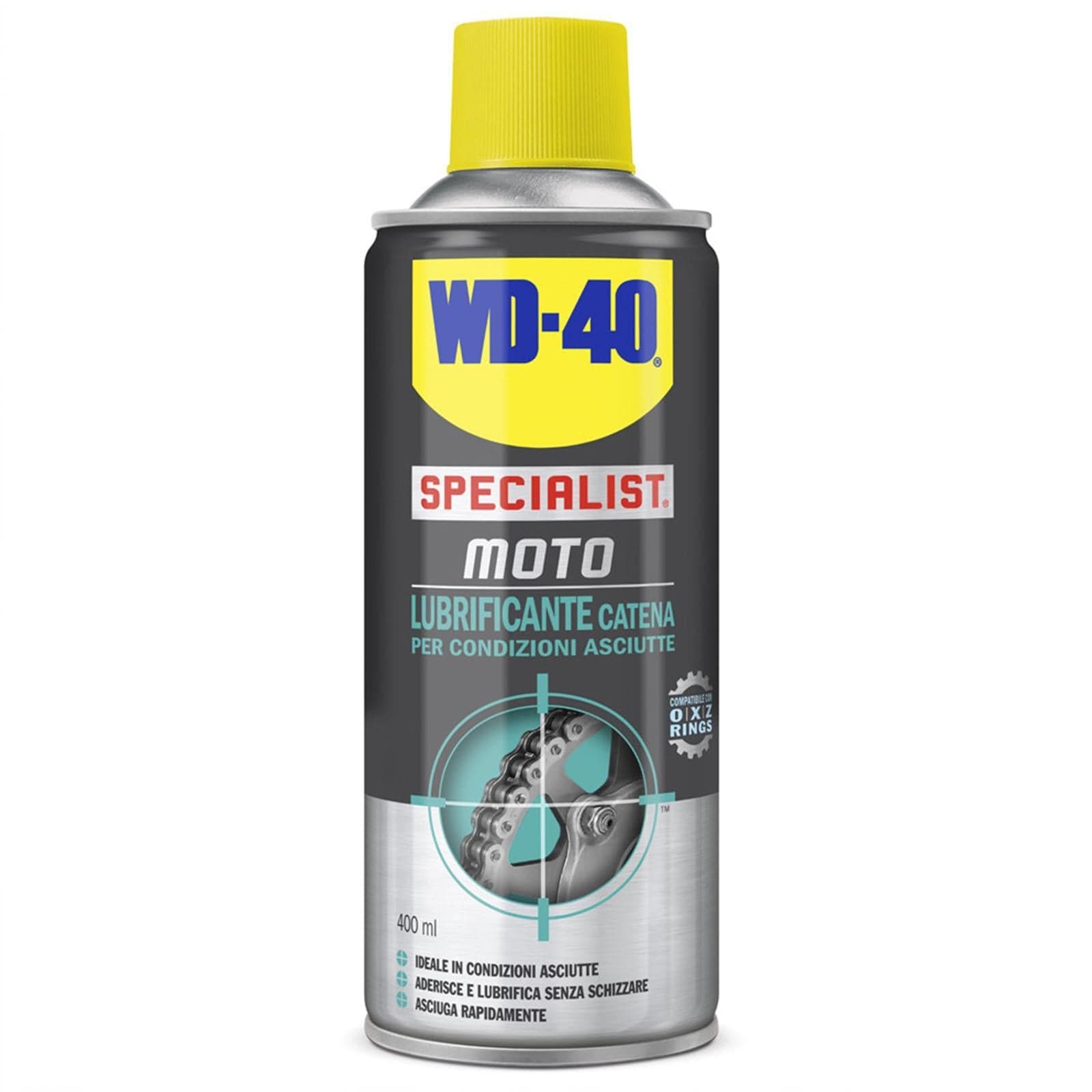Wd-40 lubrificante ptfe catena moto bici ml 400 sgrassante sbloccante asciutto - 3