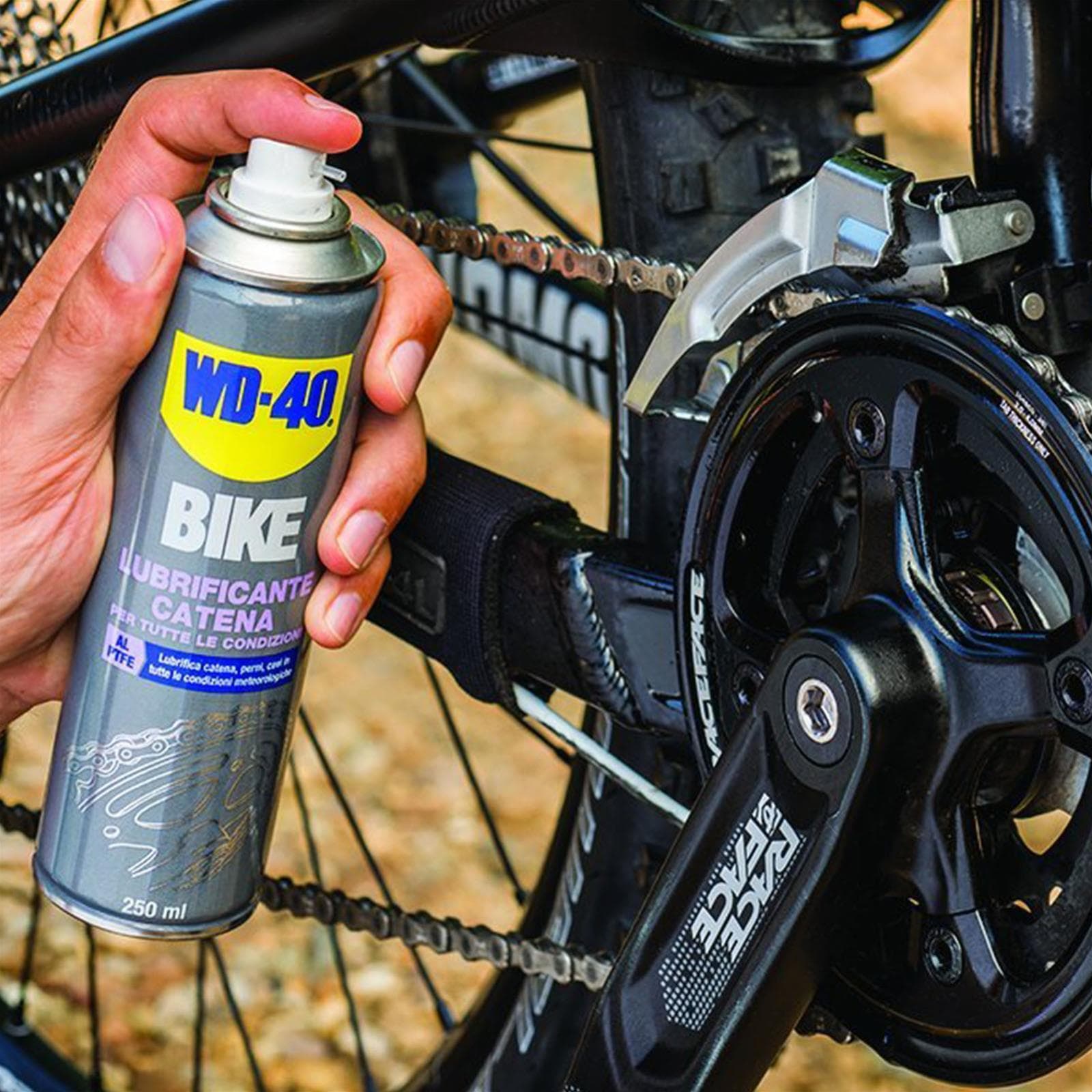 Lubrificante spray svitol catena mototo bici bike wd40 sgrassante spray ml 500 professionale - 3